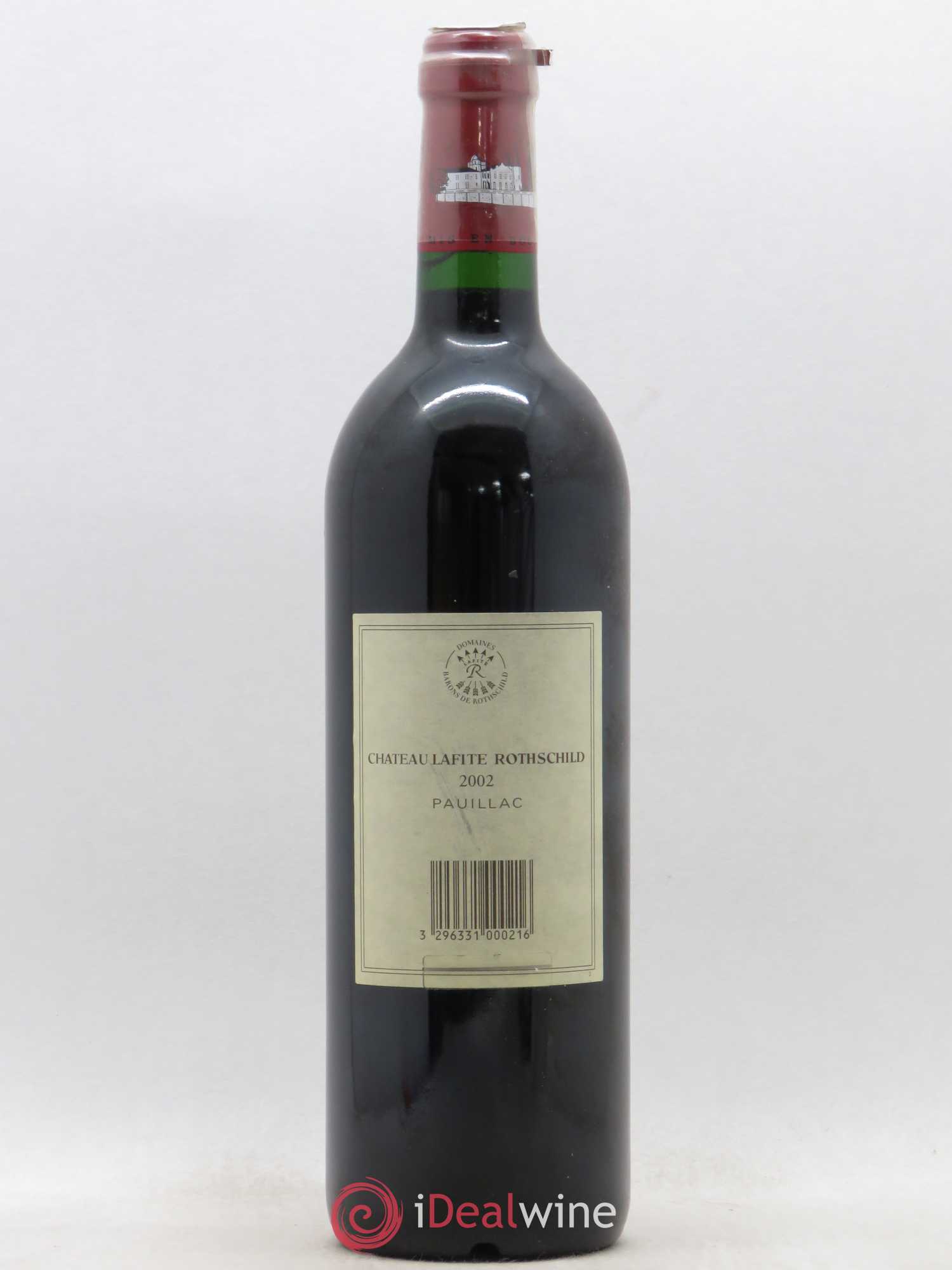 Château Lafite Rothschild 1er Grand Cru Classé 2002 - Lot de 1 bouteille - 1