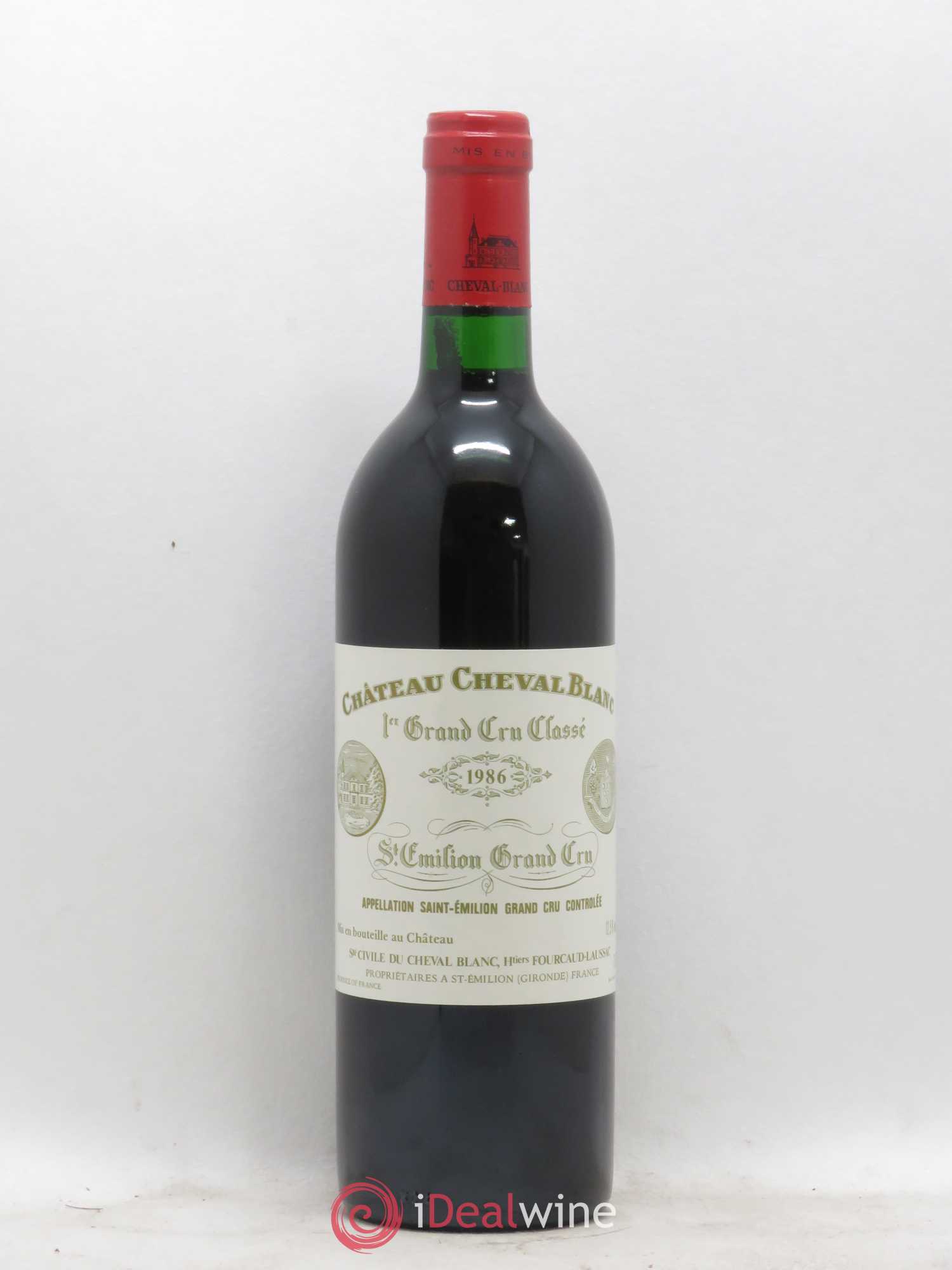Château Cheval Blanc 1er Grand Cru Classé A 1986 - Lot de 1 bouteille - 0