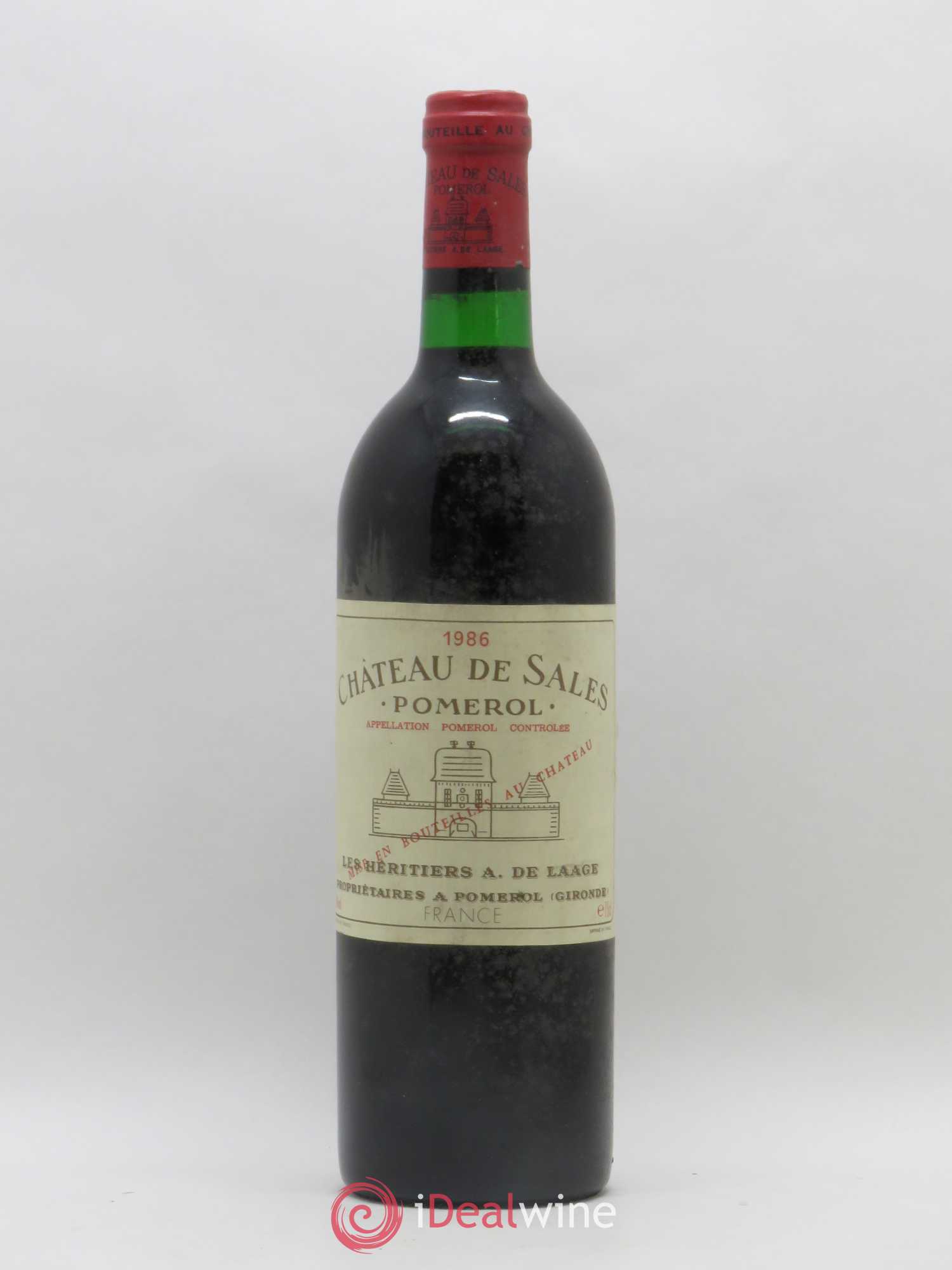 Château de Sales 1986 - Lot de 1 bouteille - 0