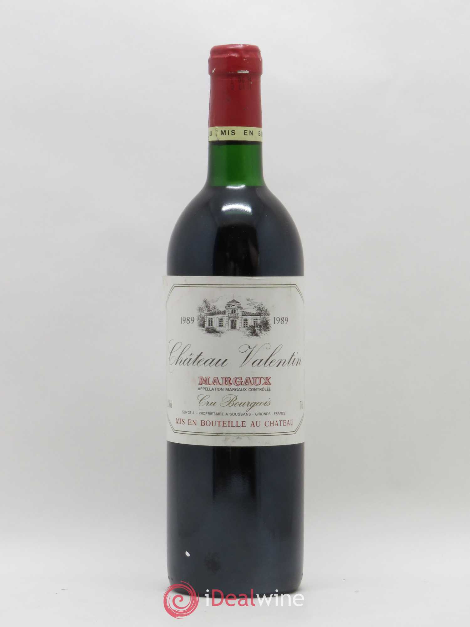 Bordeaux Margaux Château Valentin 1989 - Posten von 1 Flasche - 0