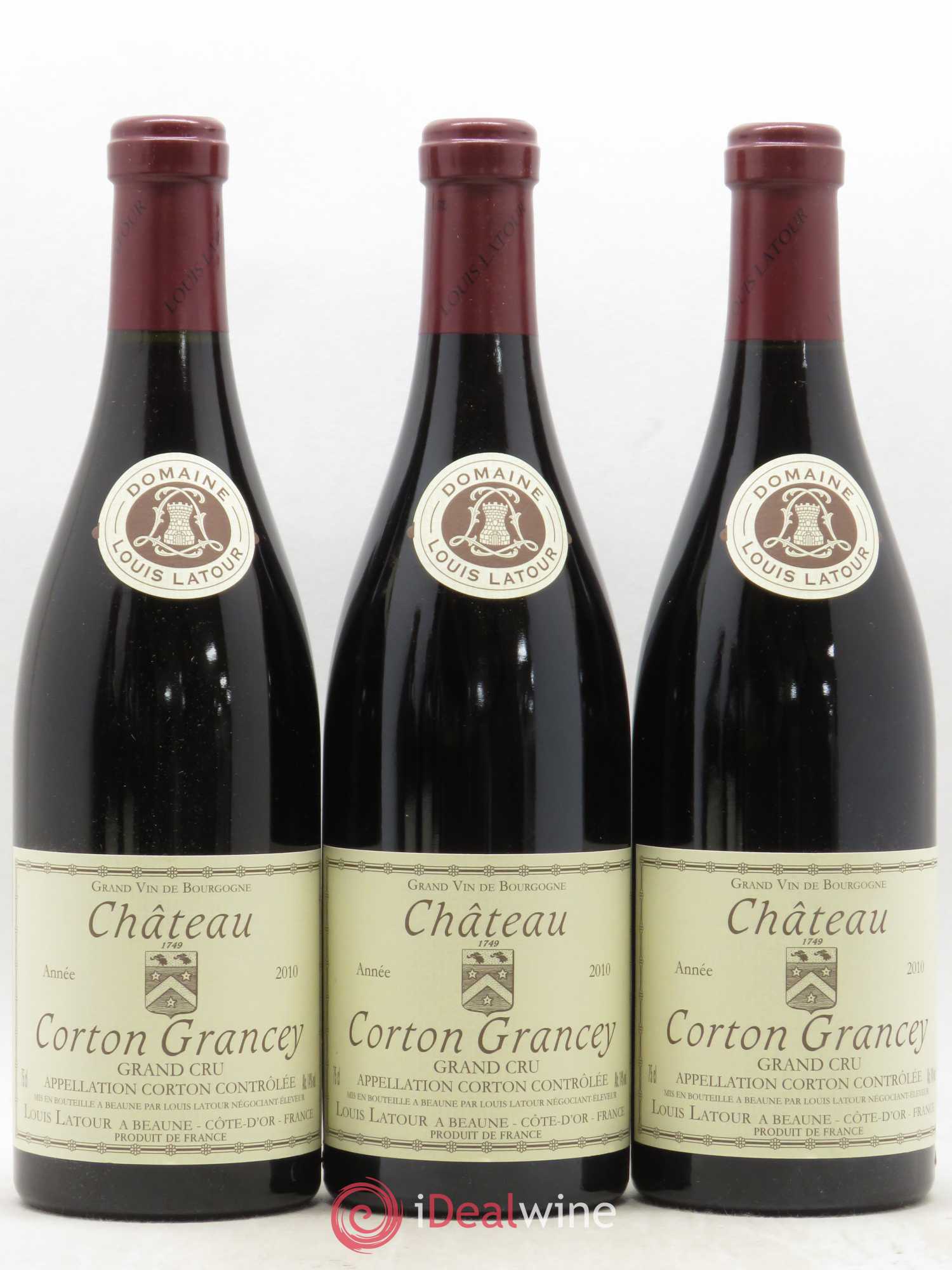Corton Grand Cru Château Corton Grancey Louis Latour 2010 - Lot de 6 bouteilles - 2