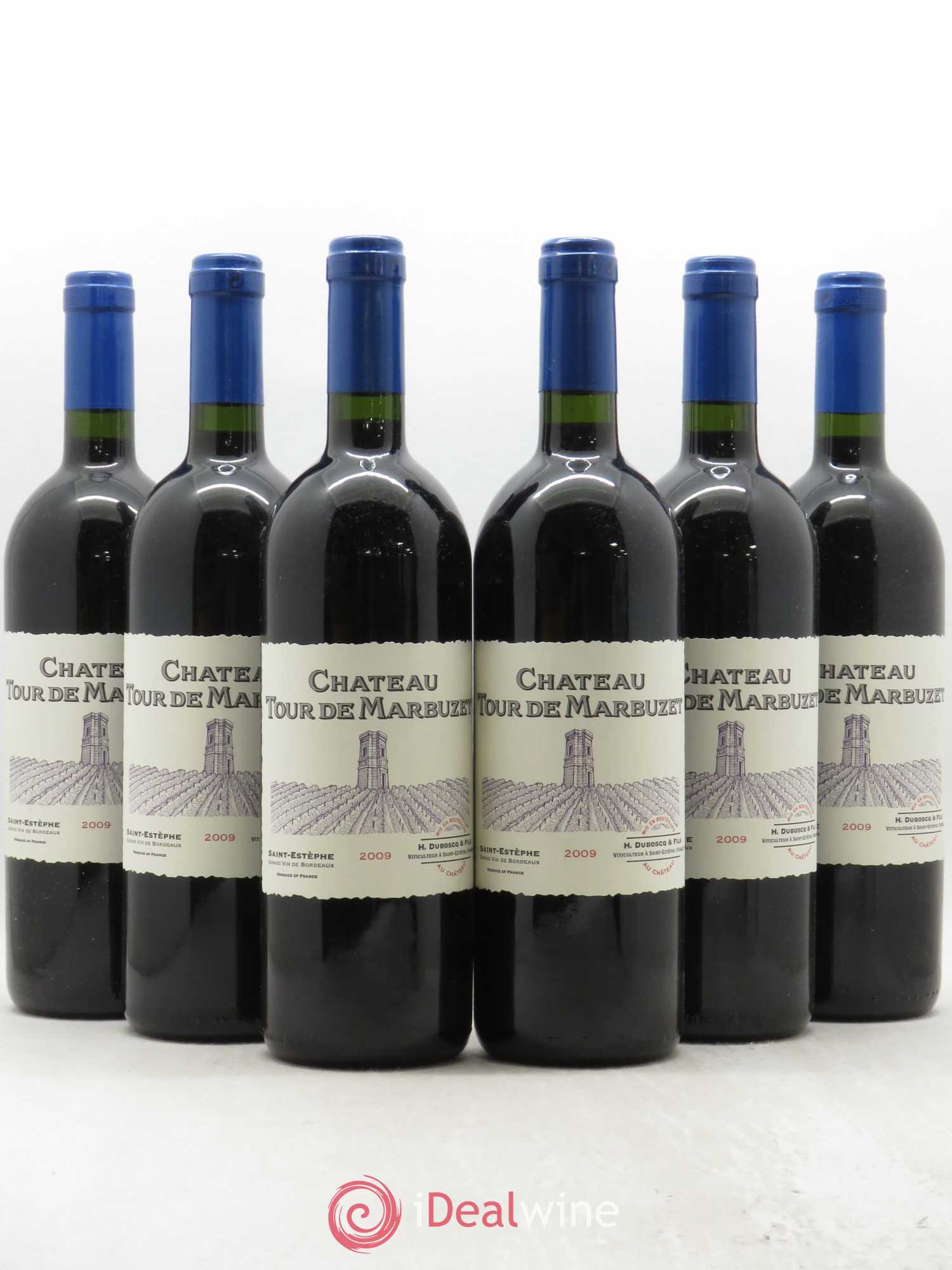 Château Tour de Marbuzet 2009 - Lot de 6 bouteilles - 0