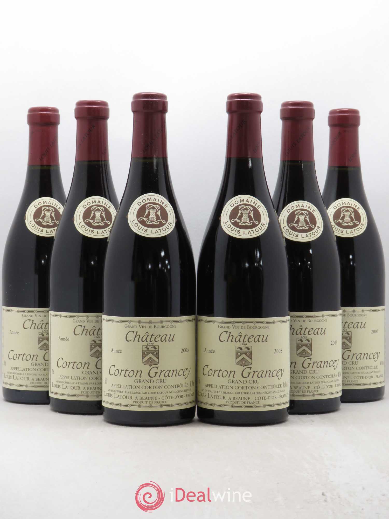 Corton Grand Cru Château Corton Grancey Louis Latour 2005 - Lot de 6 bouteilles - 0