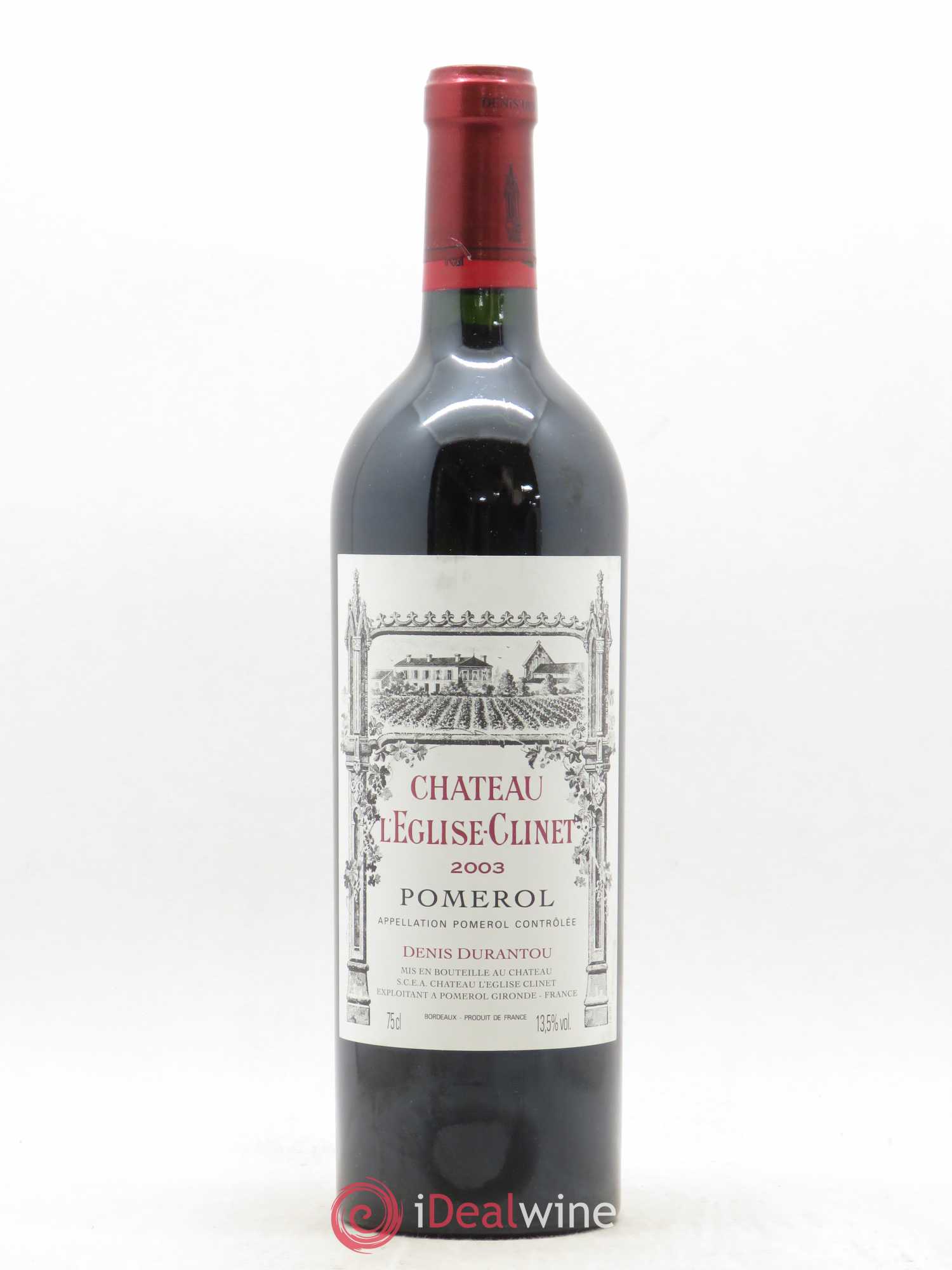 Château l' Église Clinet 2003 - Lot de 1 bouteille - 0