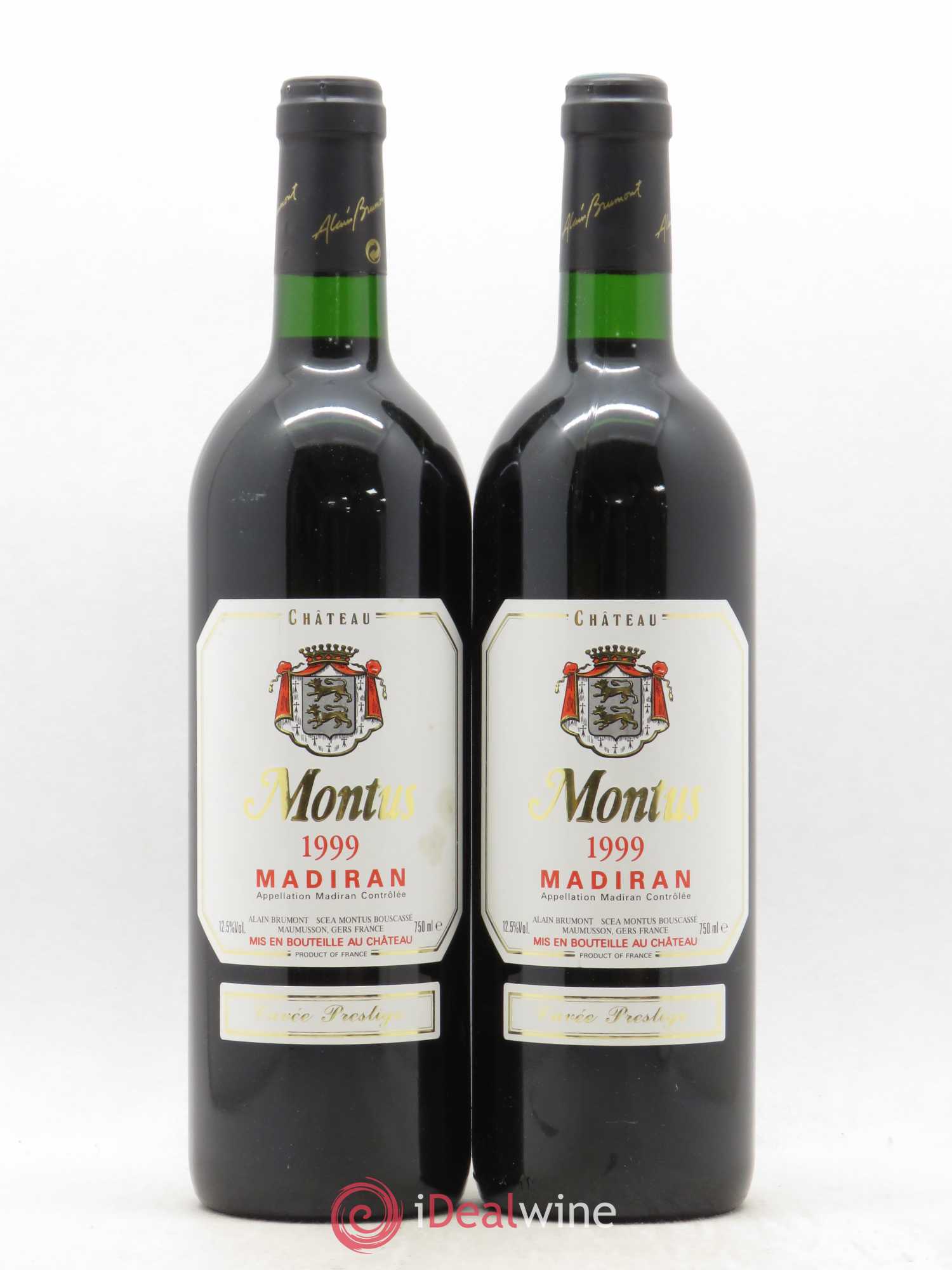Madiran Château Montus-Prestige Alain Brumont 1999 - Lot de 2 bouteilles - 0