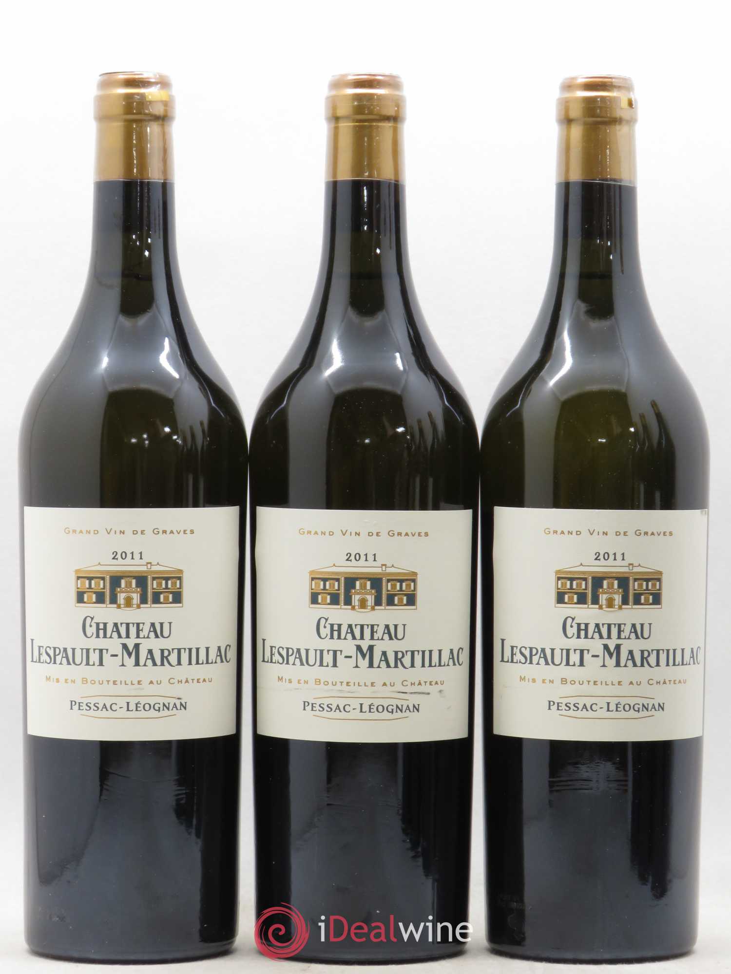 Pessac-Léognan Château Lespault-Martillac 2011 - Posten von 6 Flaschen - 1