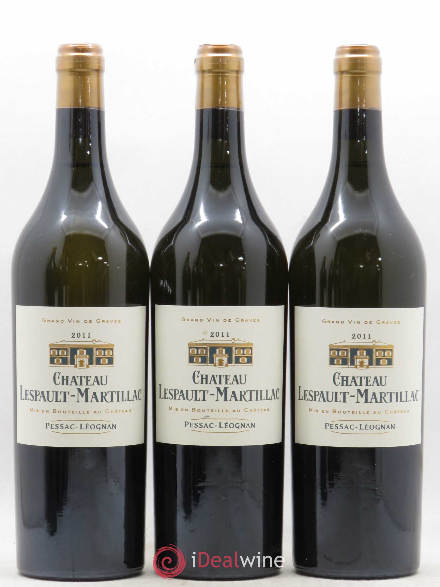 Pessac-Léognan Château Lespault-Martillac 2011 - Posten von 6 Flaschen - 2
