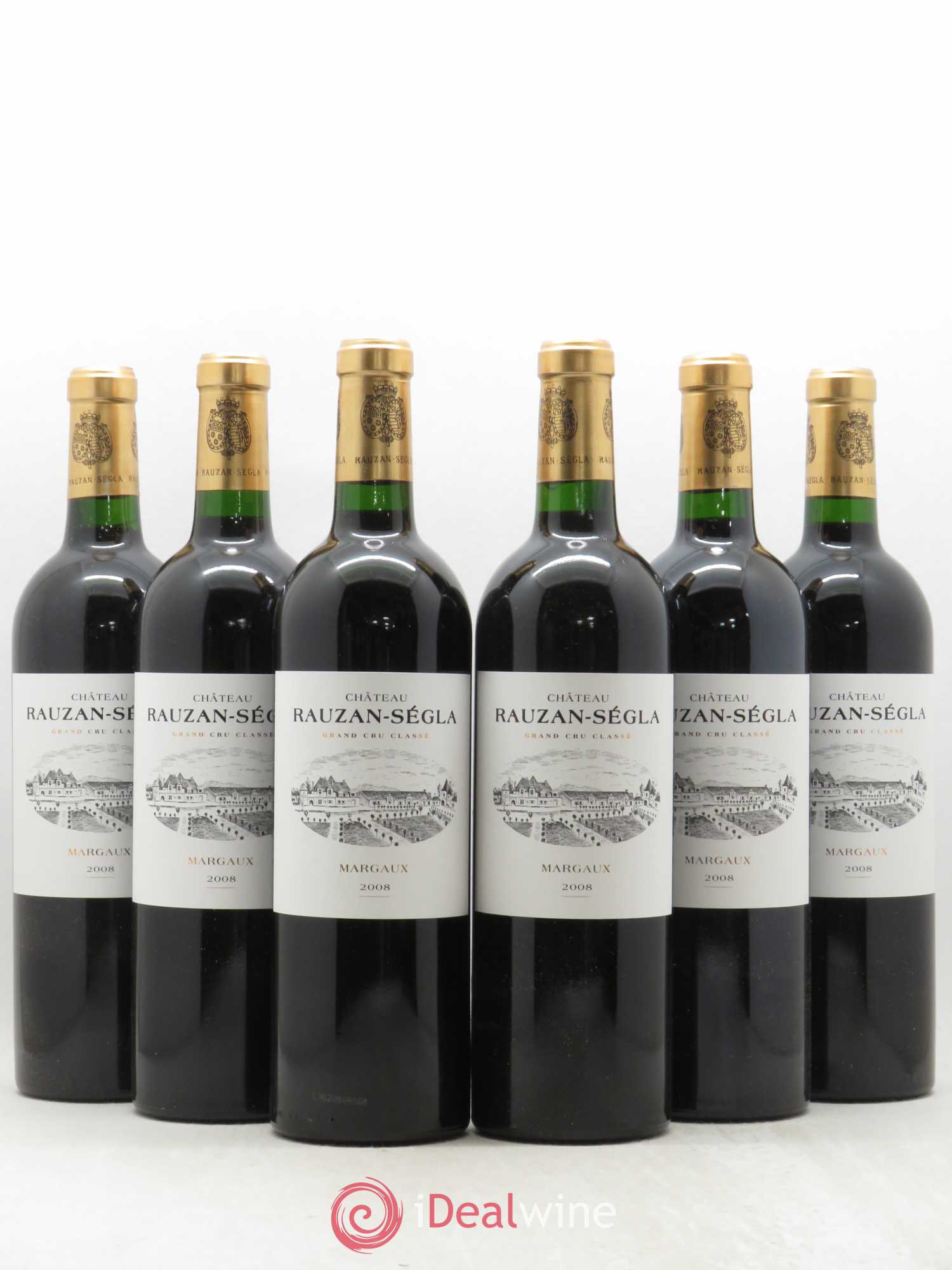 Château Rauzan Ségla Grand Cru Classé 2008 - Lot de 6 bouteilles - 0