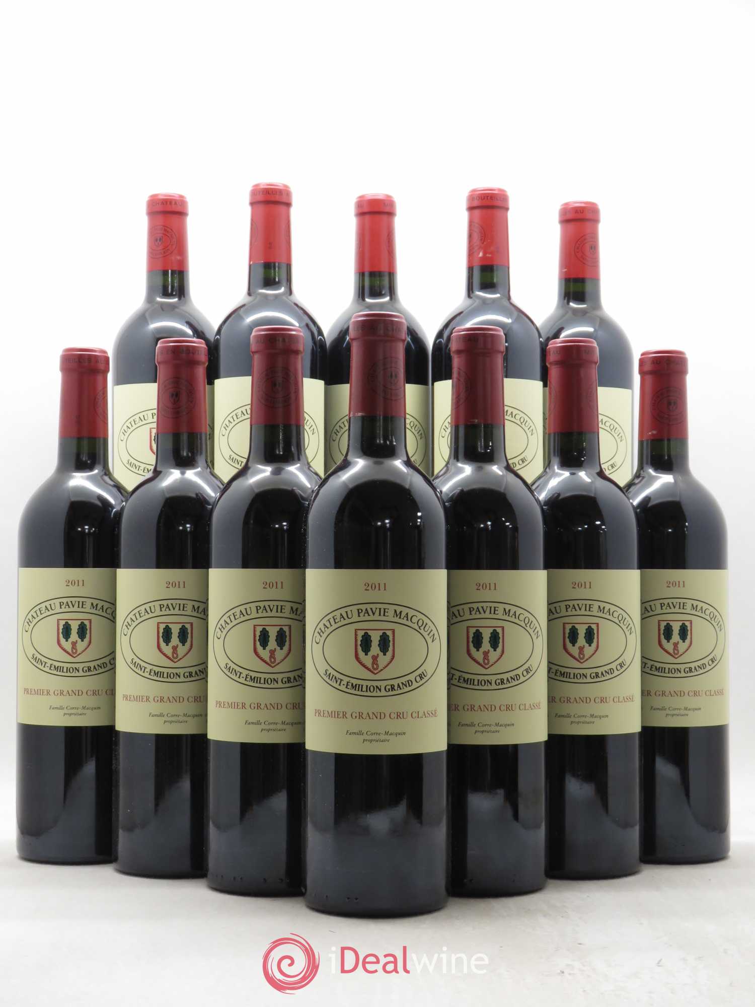 Château Pavie Macquin 1er Grand Cru Classé B 2011 - Lot de 12 bouteilles - 0