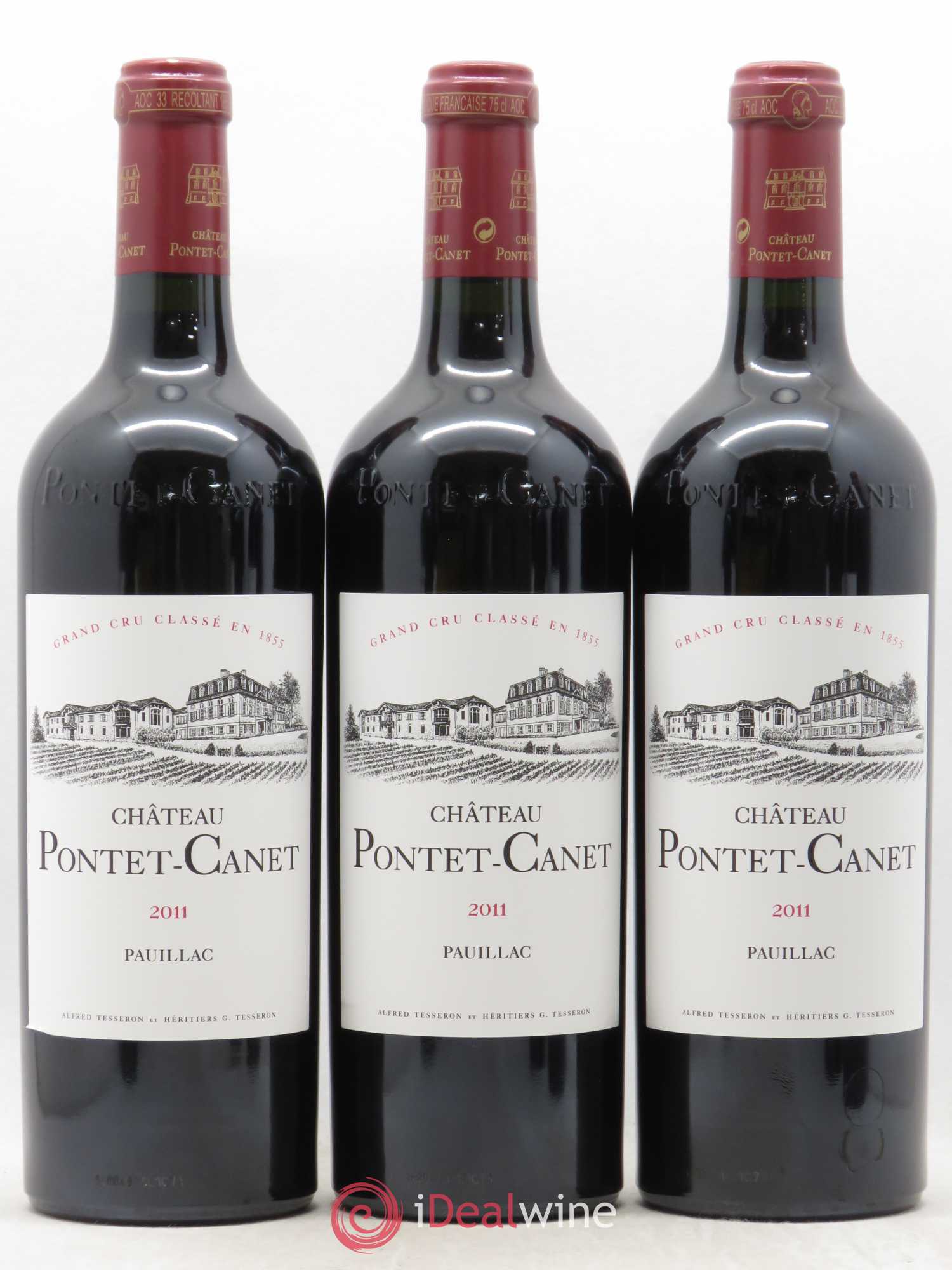 Château Pontet Canet 5ème Grand Cru Classé 2011 - Lot de 12 bouteilles - 2