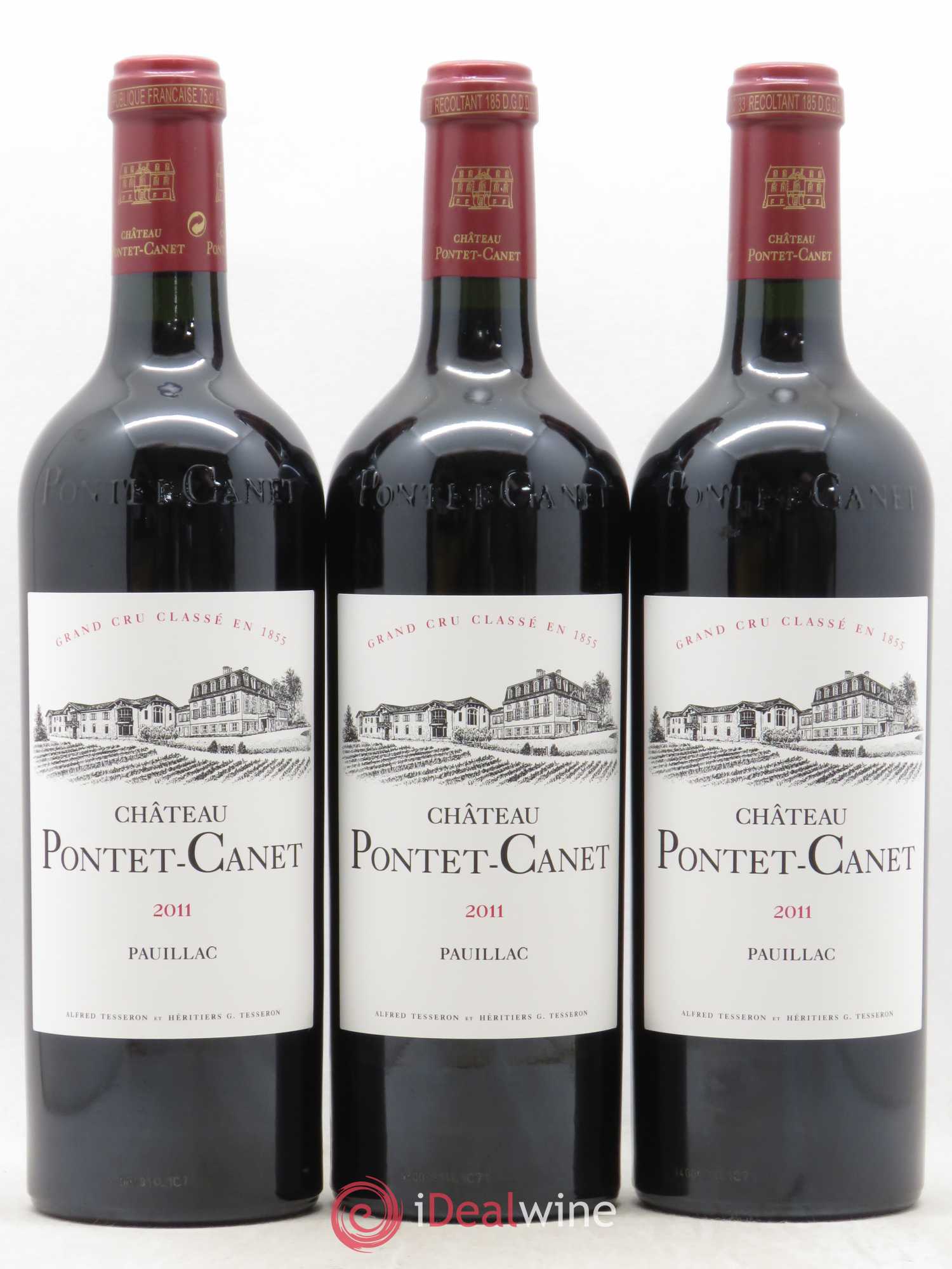 Château Pontet Canet 5ème Grand Cru Classé 2011 - Lot de 12 bouteilles - 3