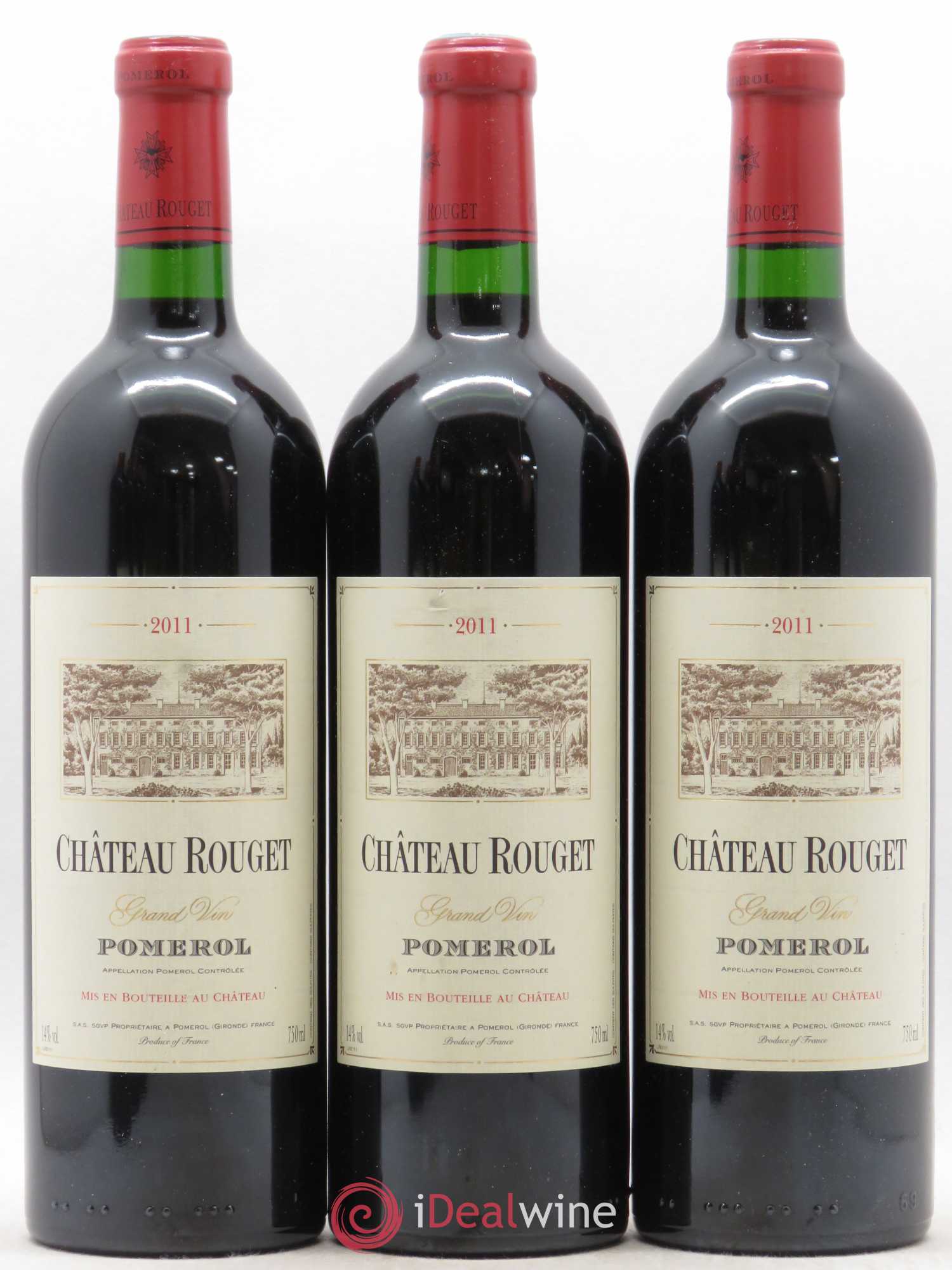 Château Rouget 2011 - Lot of 12 bottles - 1