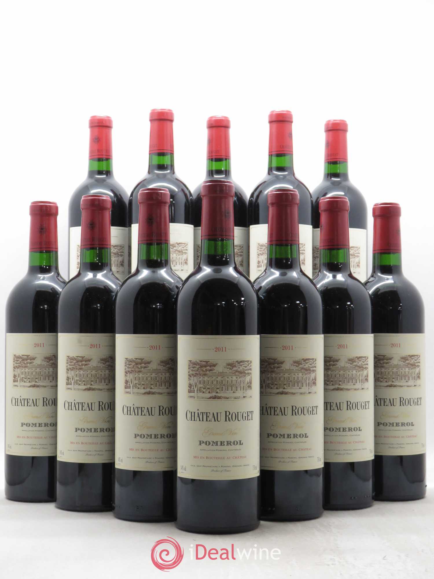 Château Rouget 2011 - Lot of 12 bottles - 0