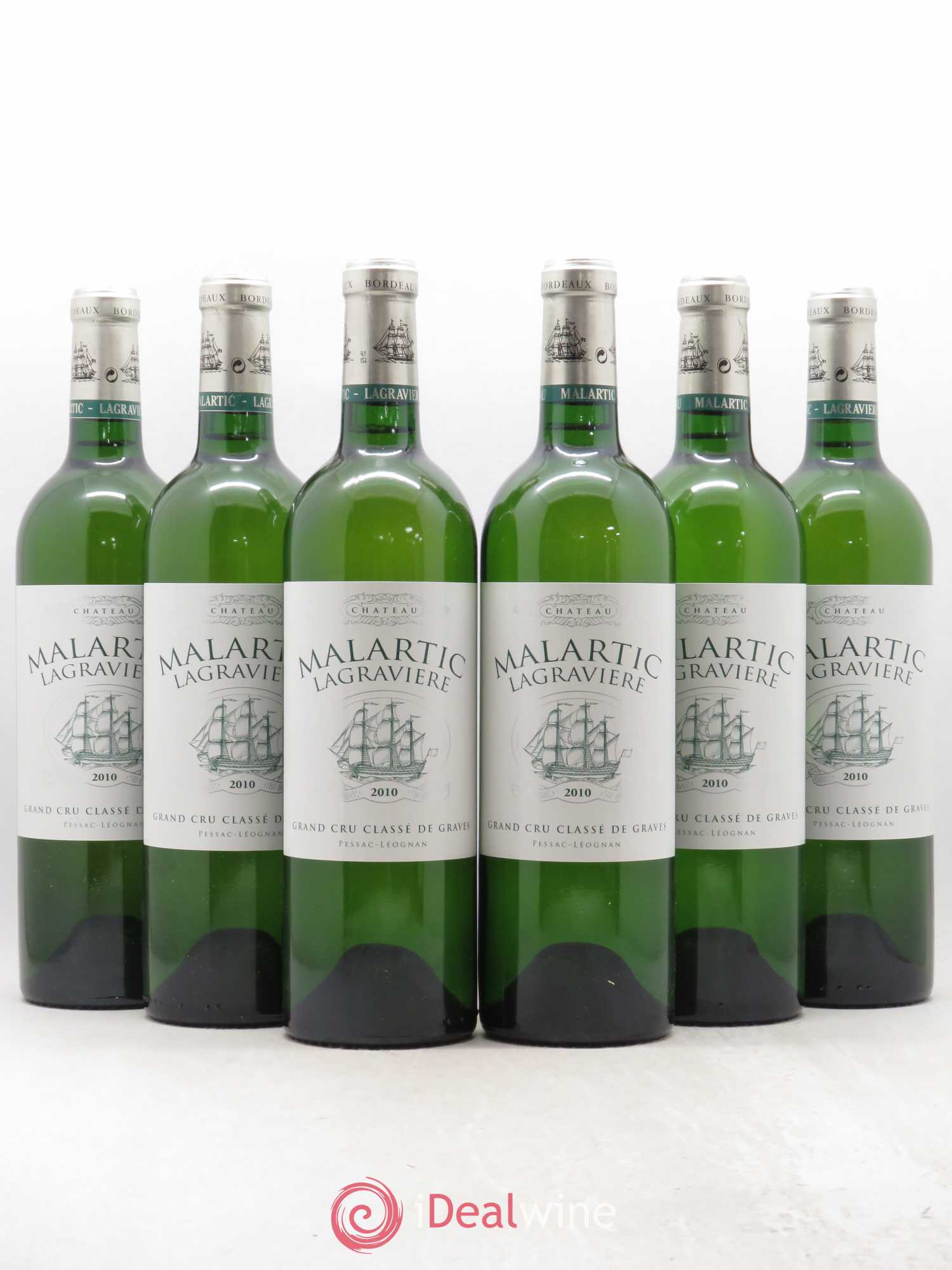 Château Malartic-Lagravière Cru Classé de Graves 2010 - Lot de 6 bouteilles - 0