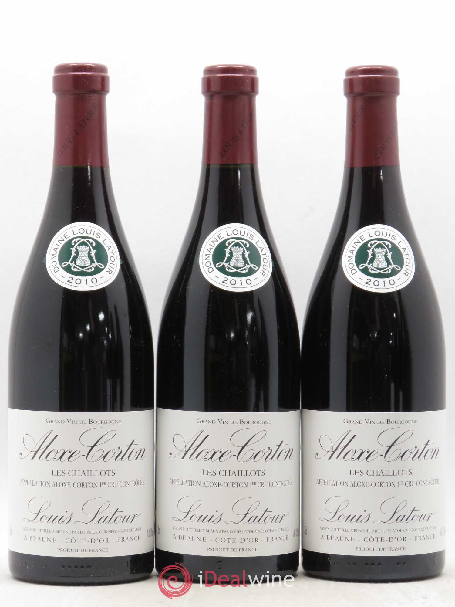 Aloxe-Corton 1er Cru Les Chaillots Louis Latour 2010 - Lot de 12 bouteilles - 2
