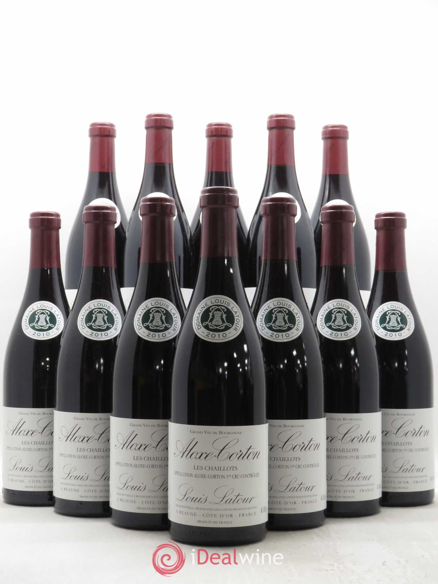 Aloxe-Corton 1er Cru Les Chaillots Louis Latour 2010 - Lot de 12 bouteilles - 0
