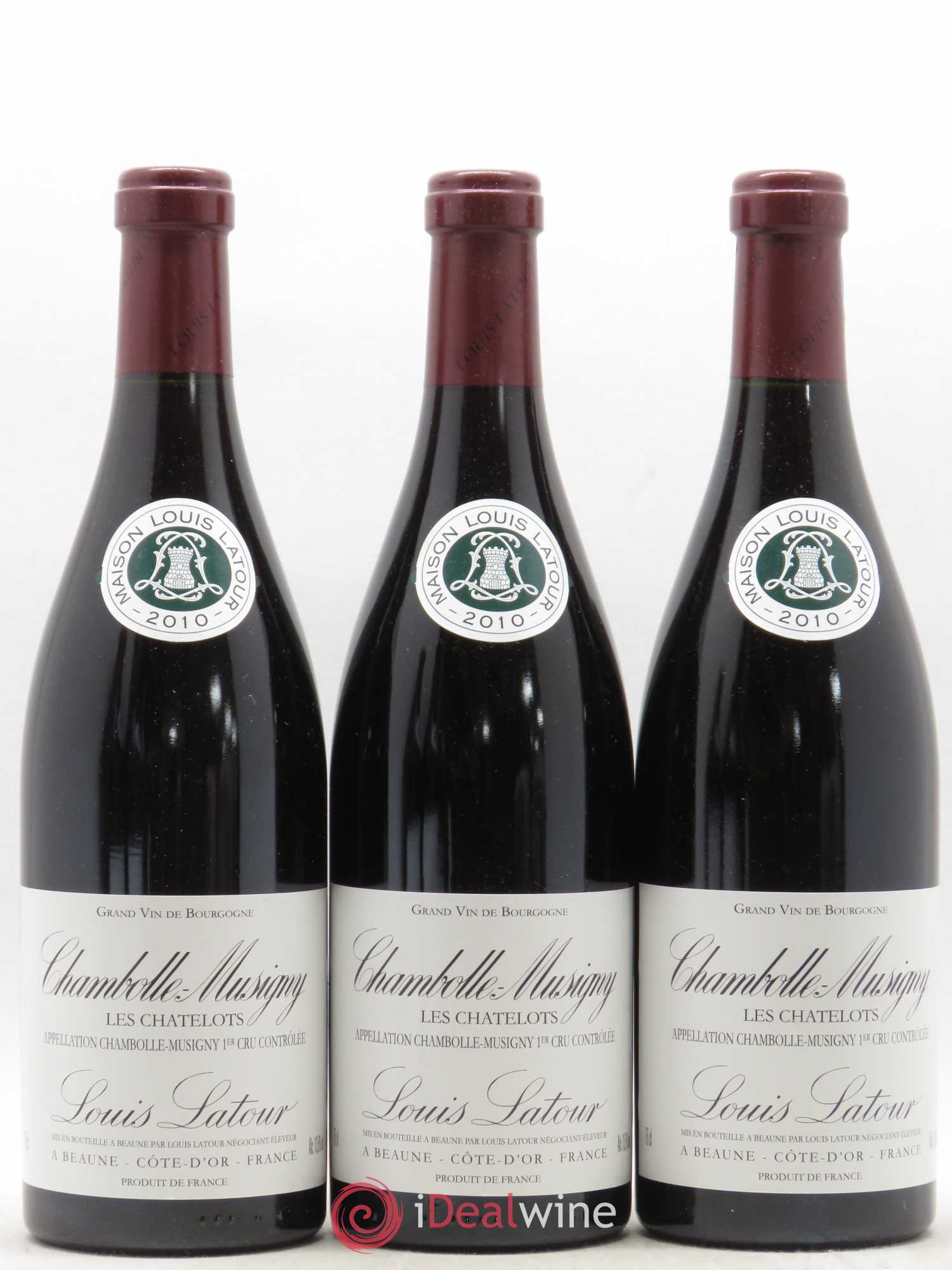 Chambolle-Musigny 1er Cru Les Chatelots Louis Latour 2010 - Posten von 12 Flaschen - 4