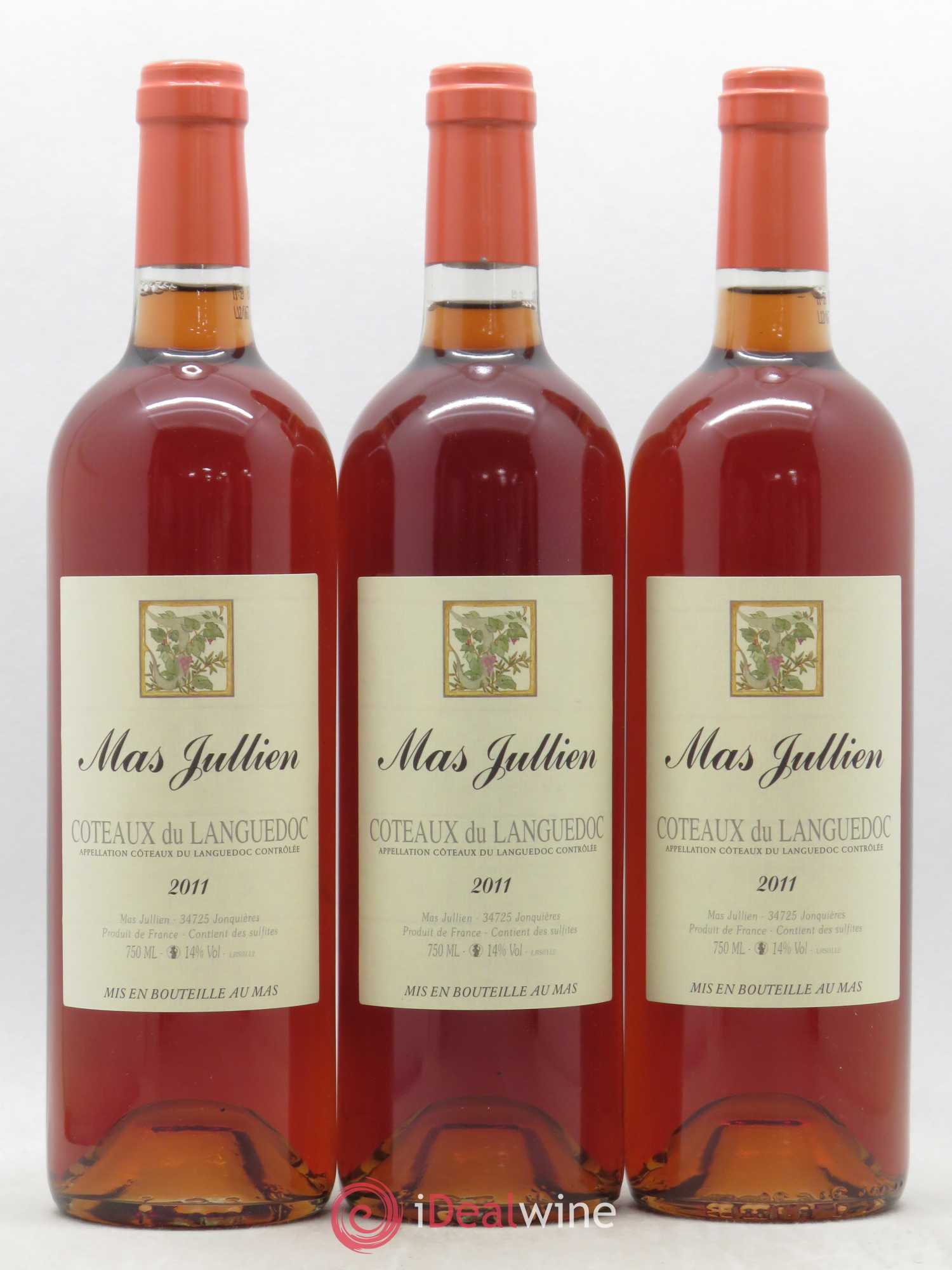 Languedoc Mas Jullien Olivier Jullien 2011 - Lot de 3 bouteilles - 0
