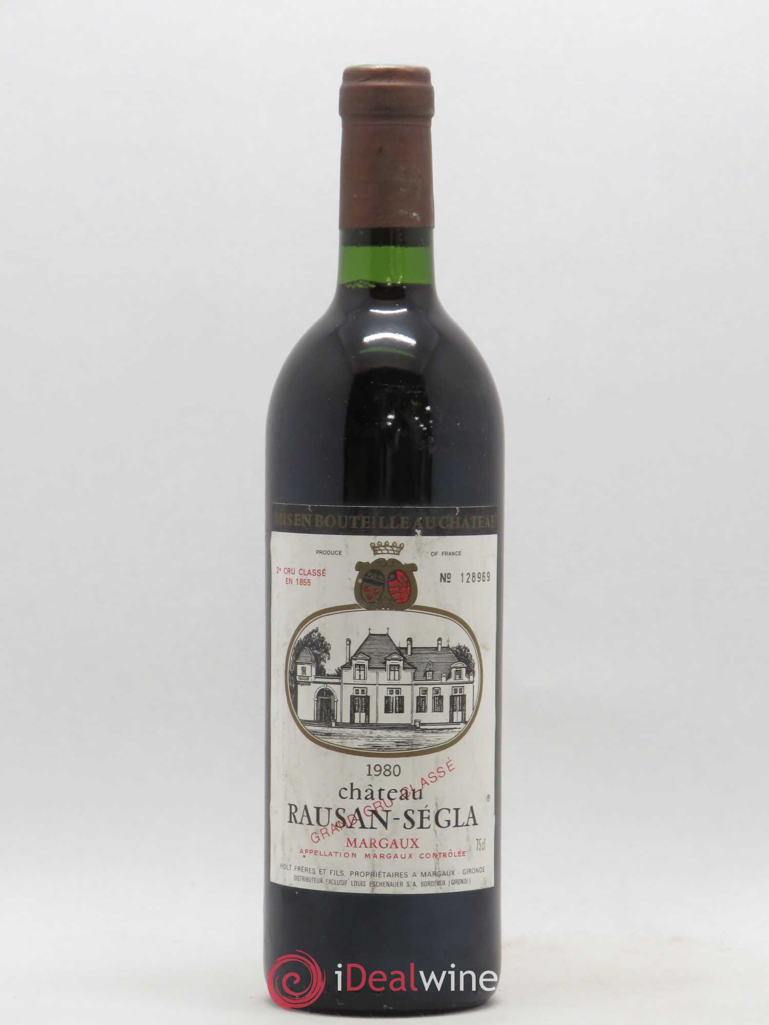 Château Rauzan Ségla Grand Cru Classé 1980 - Lot de 1 bouteille - 0