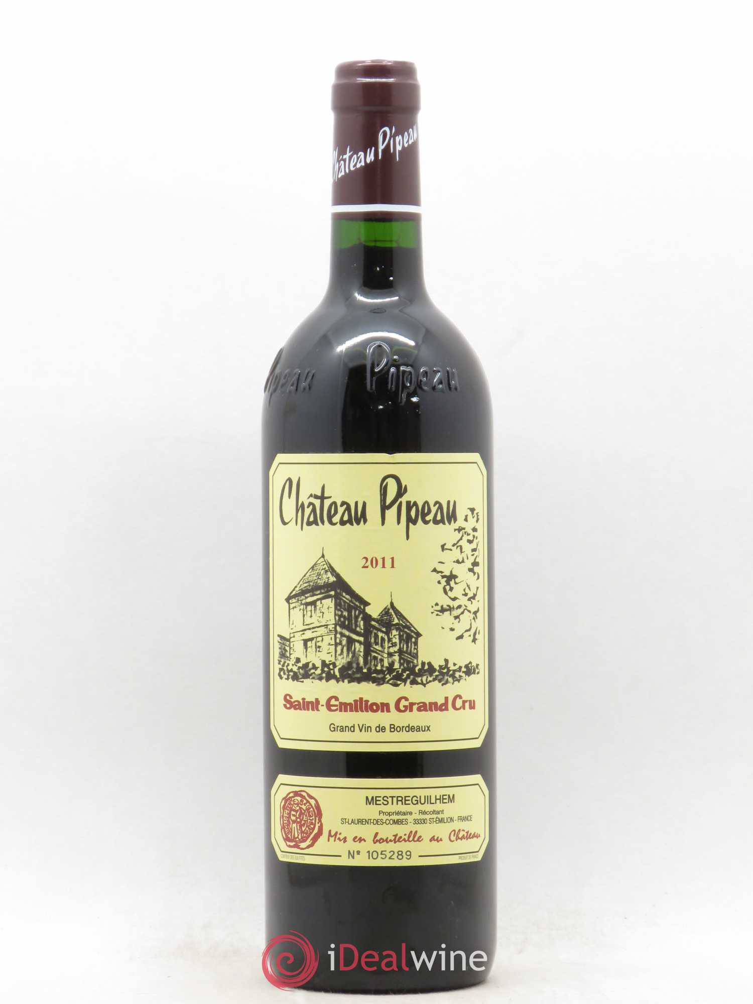 Château Pipeau 2011 - Lot de 1 bouteille - 0