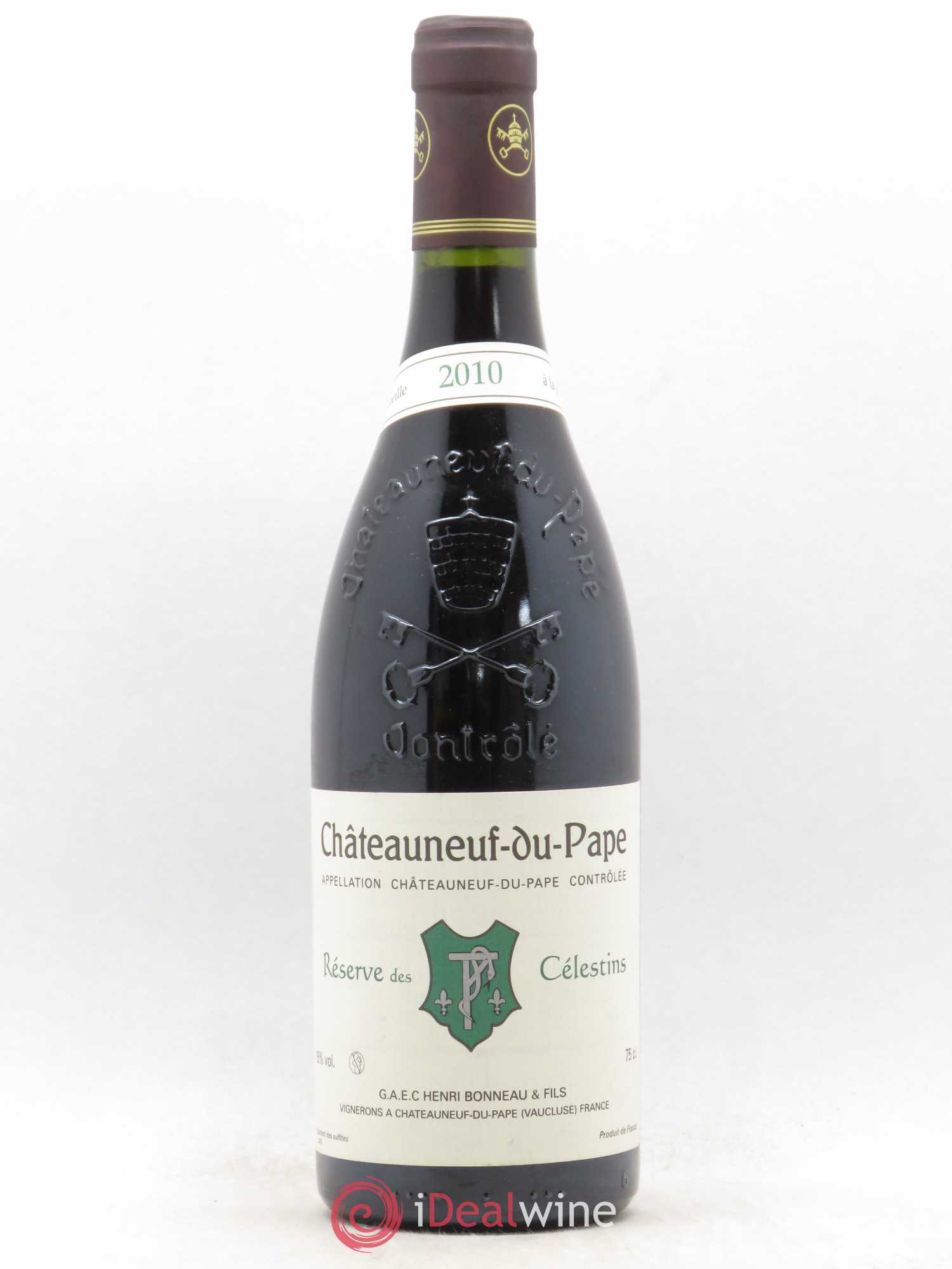Châteauneuf-du-Pape Réserve des Célestins Henri Bonneau & Fils 2010 - Lot de 1 bouteille - 0