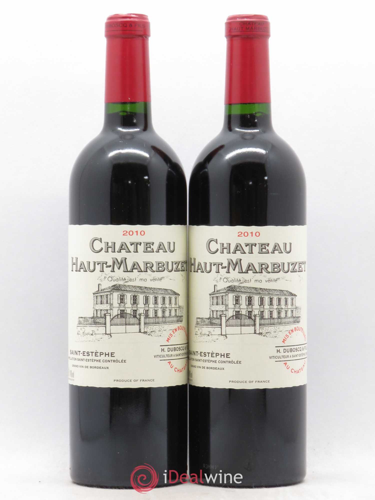 Château Haut Marbuzet 2010 - Lot de 2 bouteilles - 0