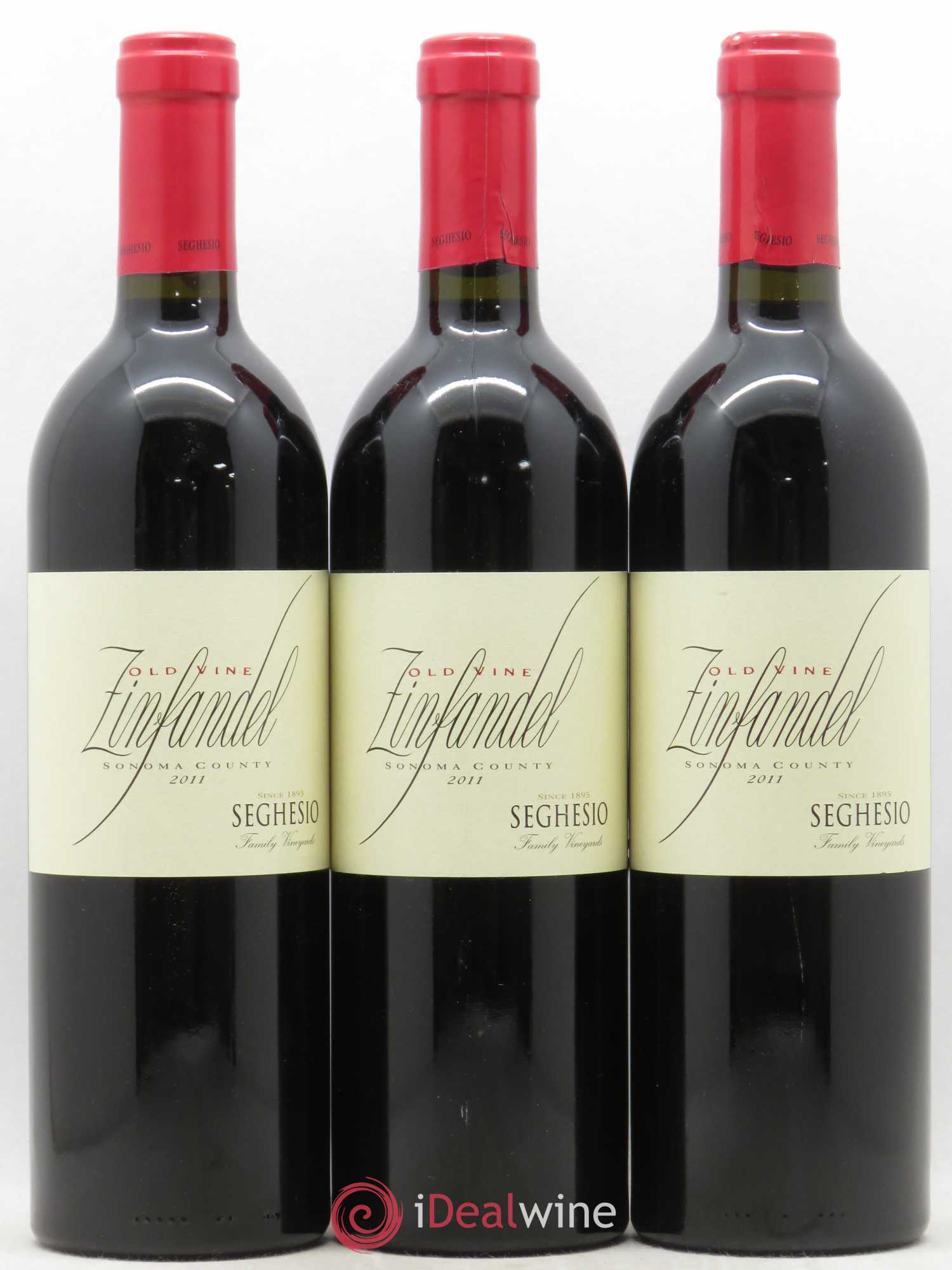 USA Zinfandel Sonoma County Seghesio VV (sans prix de réserve) 2011 - Posten von 3 Flaschen - 0