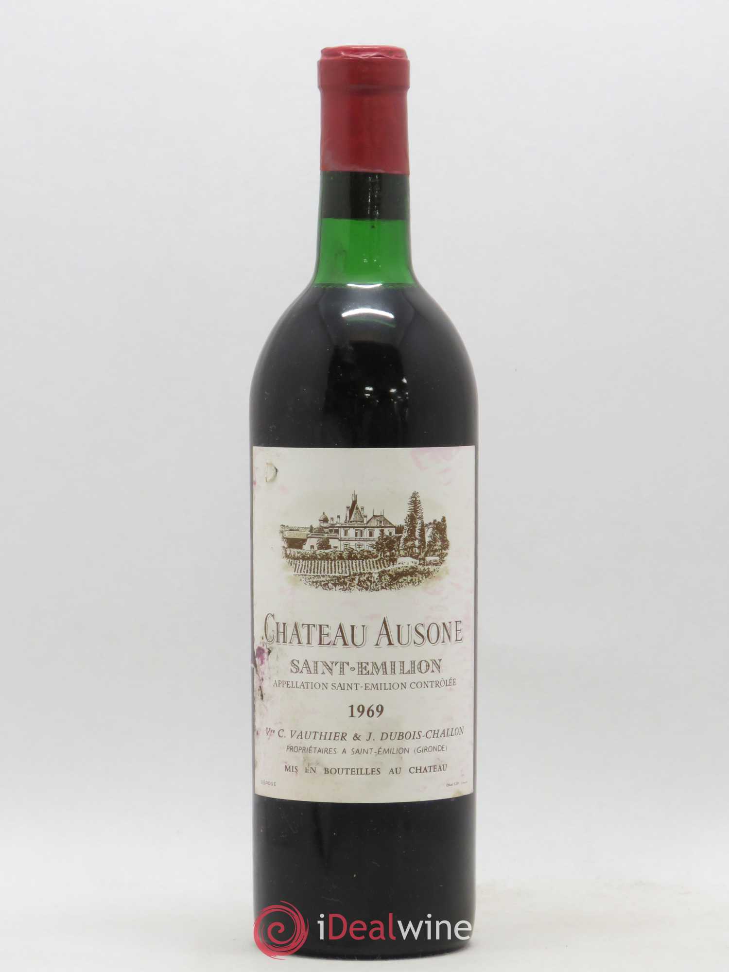 Château Ausone 1er Grand Cru Classé A 1969 - Lot de 1 bouteille - 0