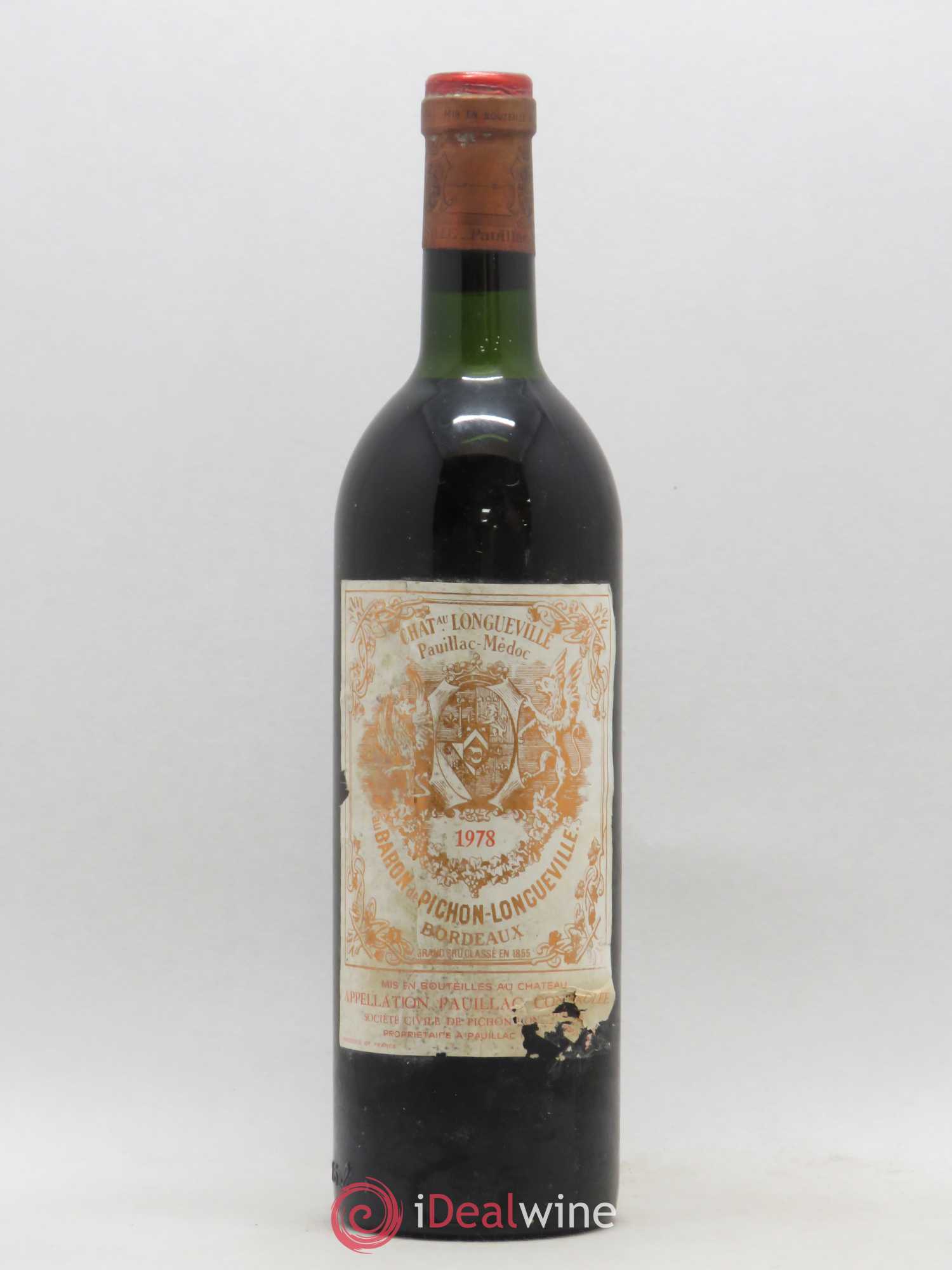 Pichon Longueville Baron 2ème Grand Cru Classé 1978 - Lot de 1 bouteille - 0