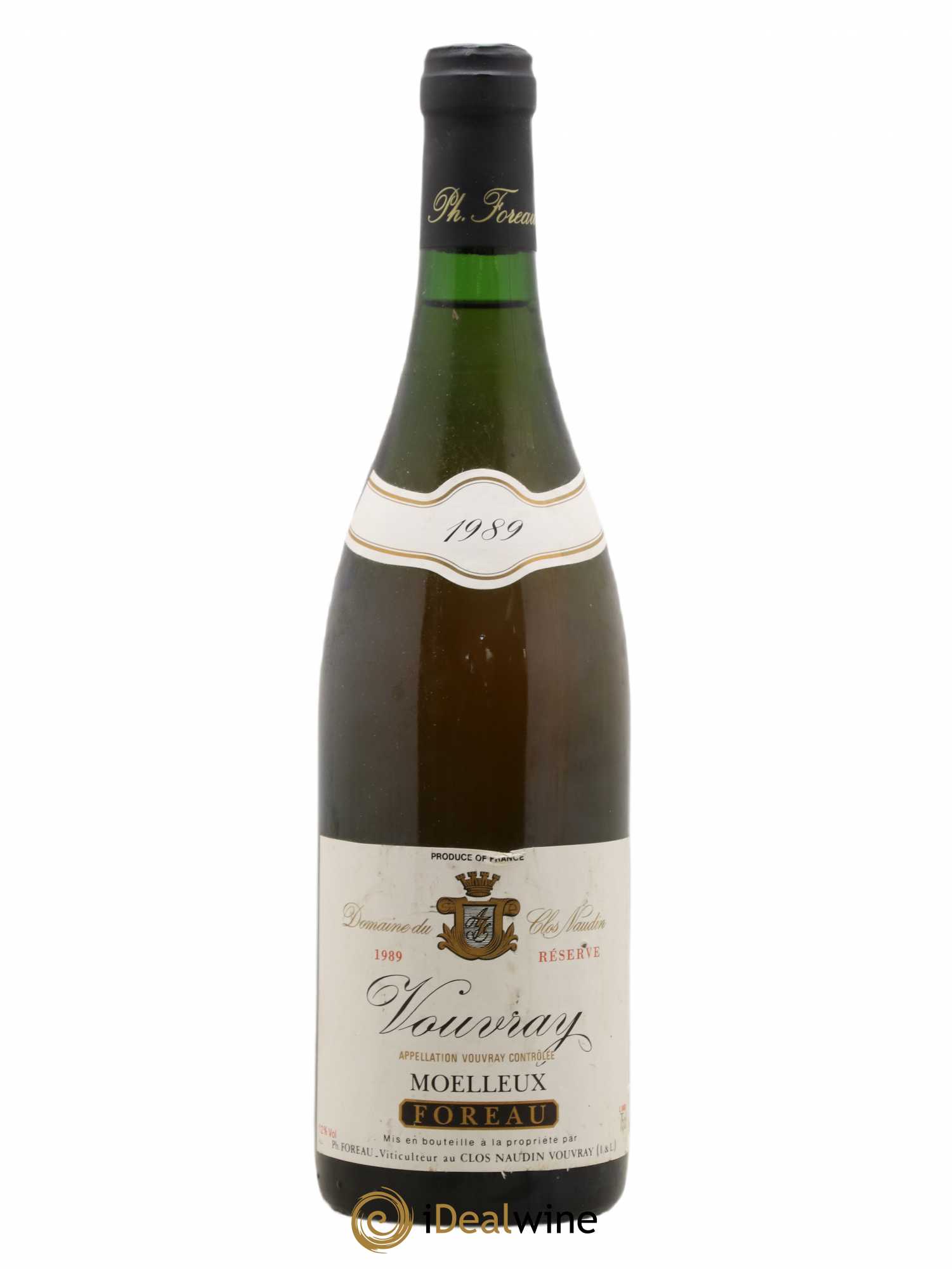 Vouvray Moelleux Réserve Clos Naudin - Philippe Foreau 1989 - Lotto di 1 bottiglia - 0