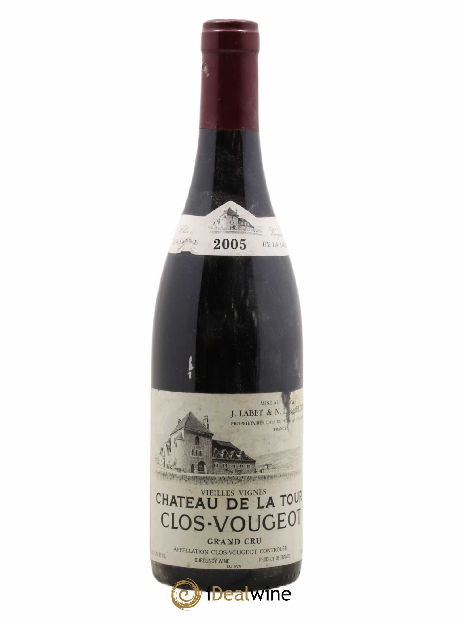Clos de Vougeot Grand Cru Château de La Tour Vieilles Vignes 2005 - Lot de 1 bouteille - 0