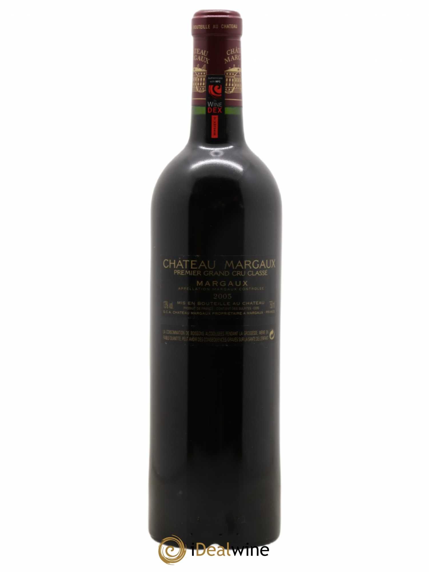Château Margaux 1er Grand Cru Classé 2005 - Lot de 1 bouteille - 1