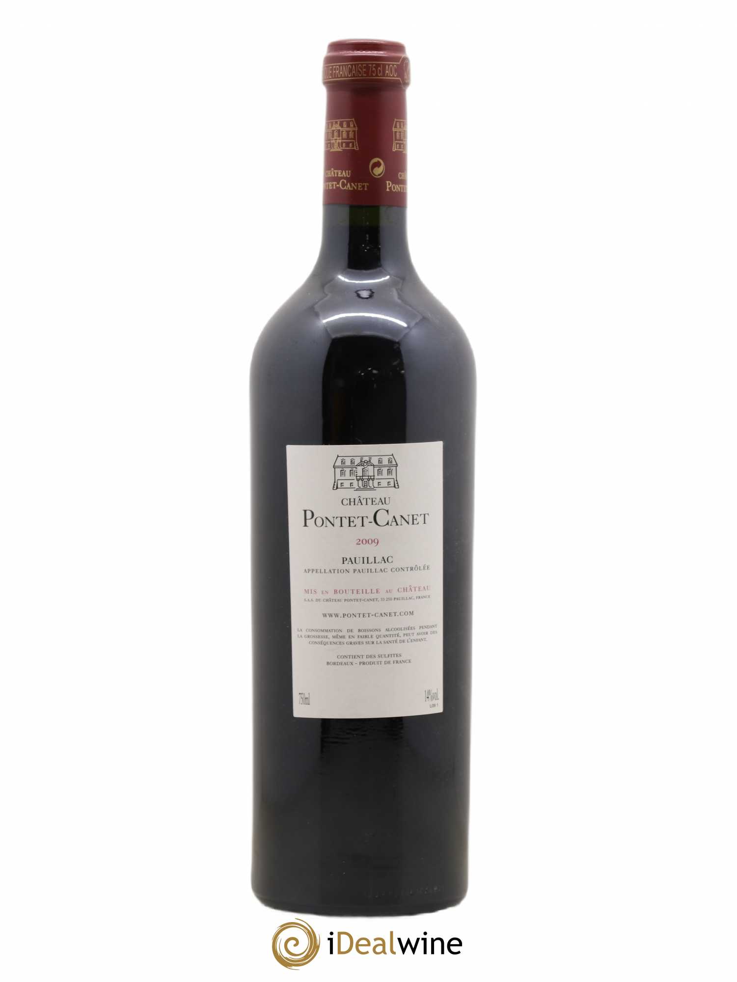 Château Pontet Canet 5ème Grand Cru Classé 2009 - Lot de 1 bouteille - 1
