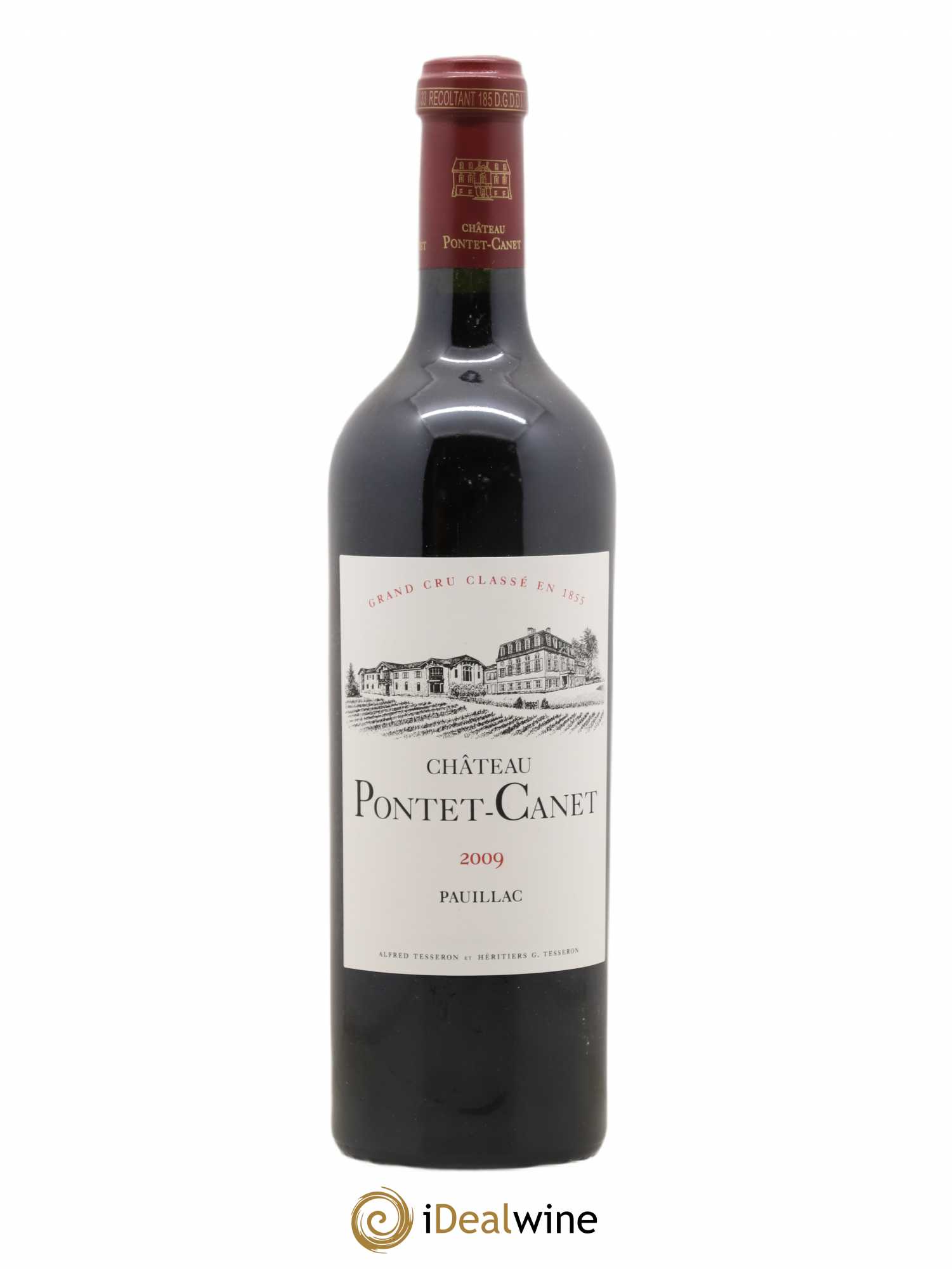 Château Pontet Canet 5ème Grand Cru Classé 2009 - Lot de 1 bouteille - 0