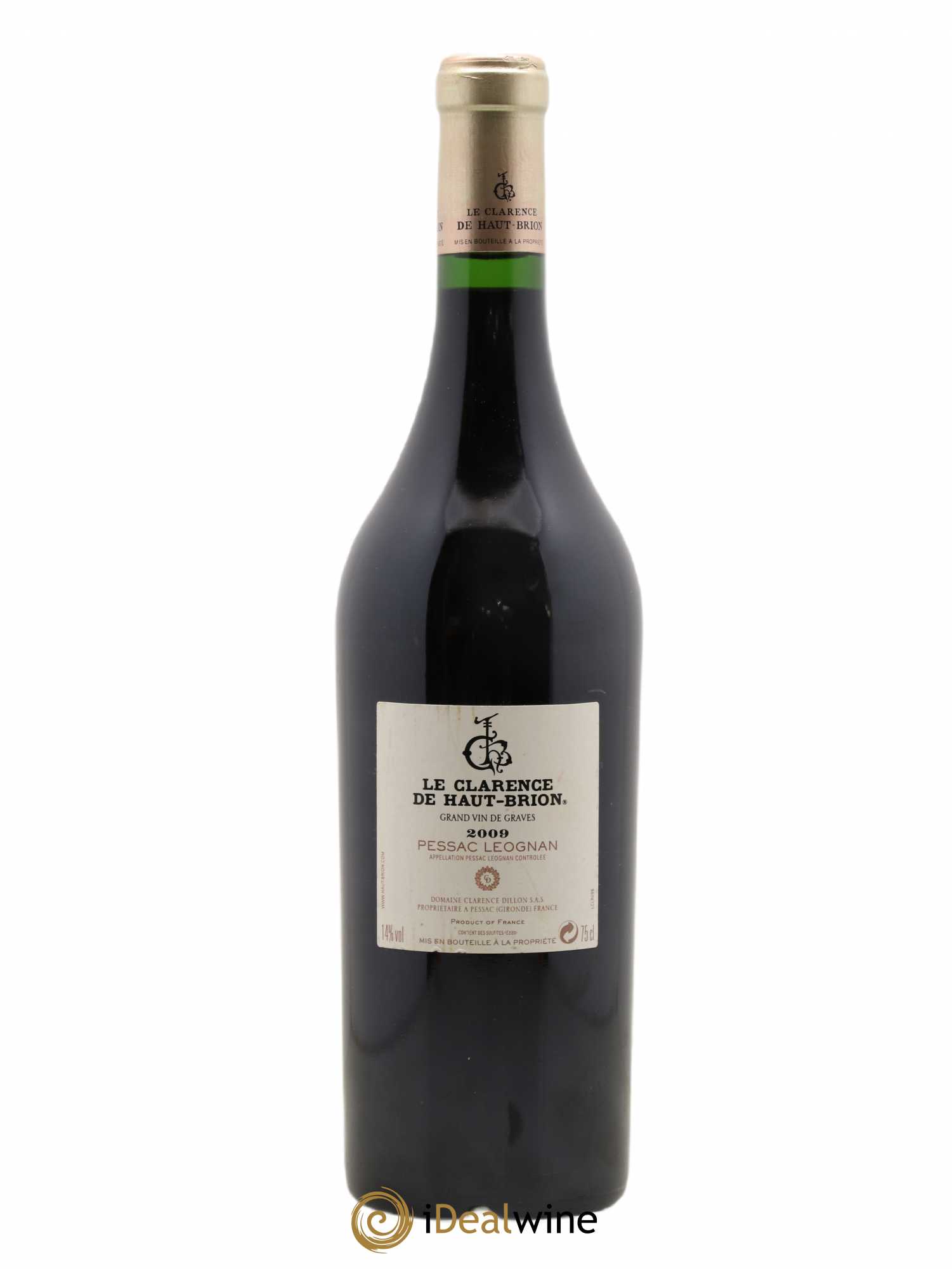 Clarence (Bahans) de Haut-Brion Second Vin 2009 - Lot de 1 bouteille - 1