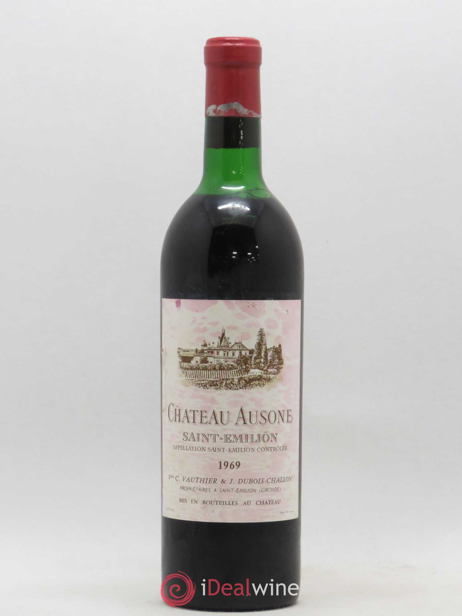 Château Ausone 1er Grand Cru Classé A 1969 - Lot de 1 bouteille - 0