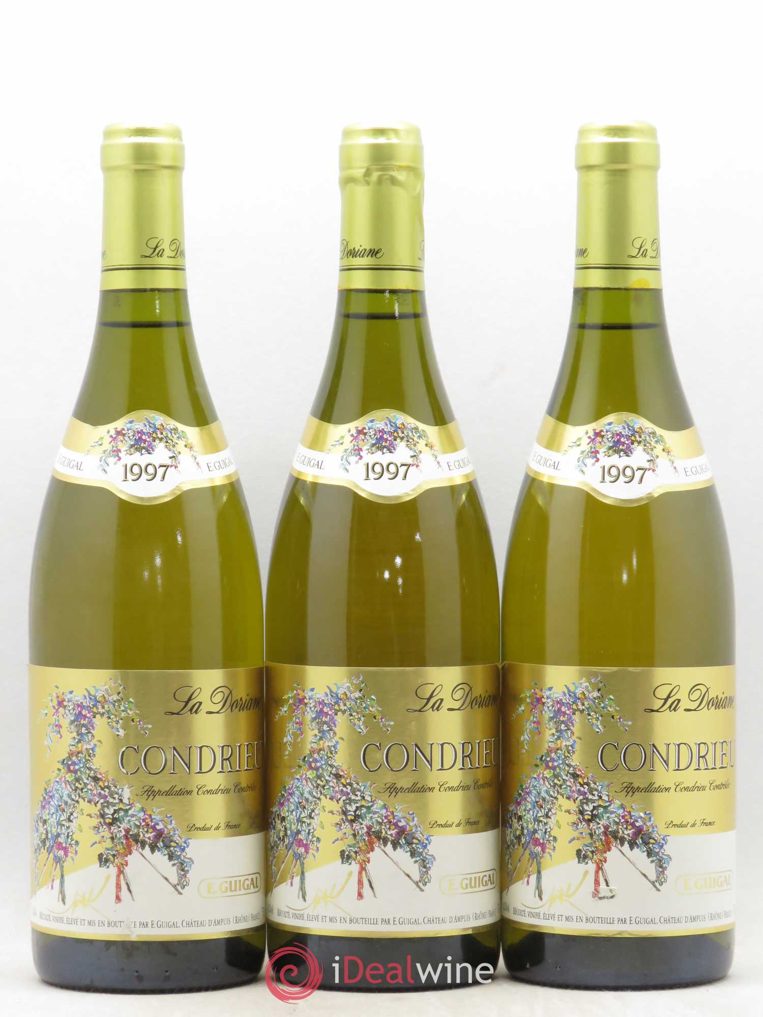 Condrieu La Doriane Guigal 1997 - Lot de 3 bouteilles - 0