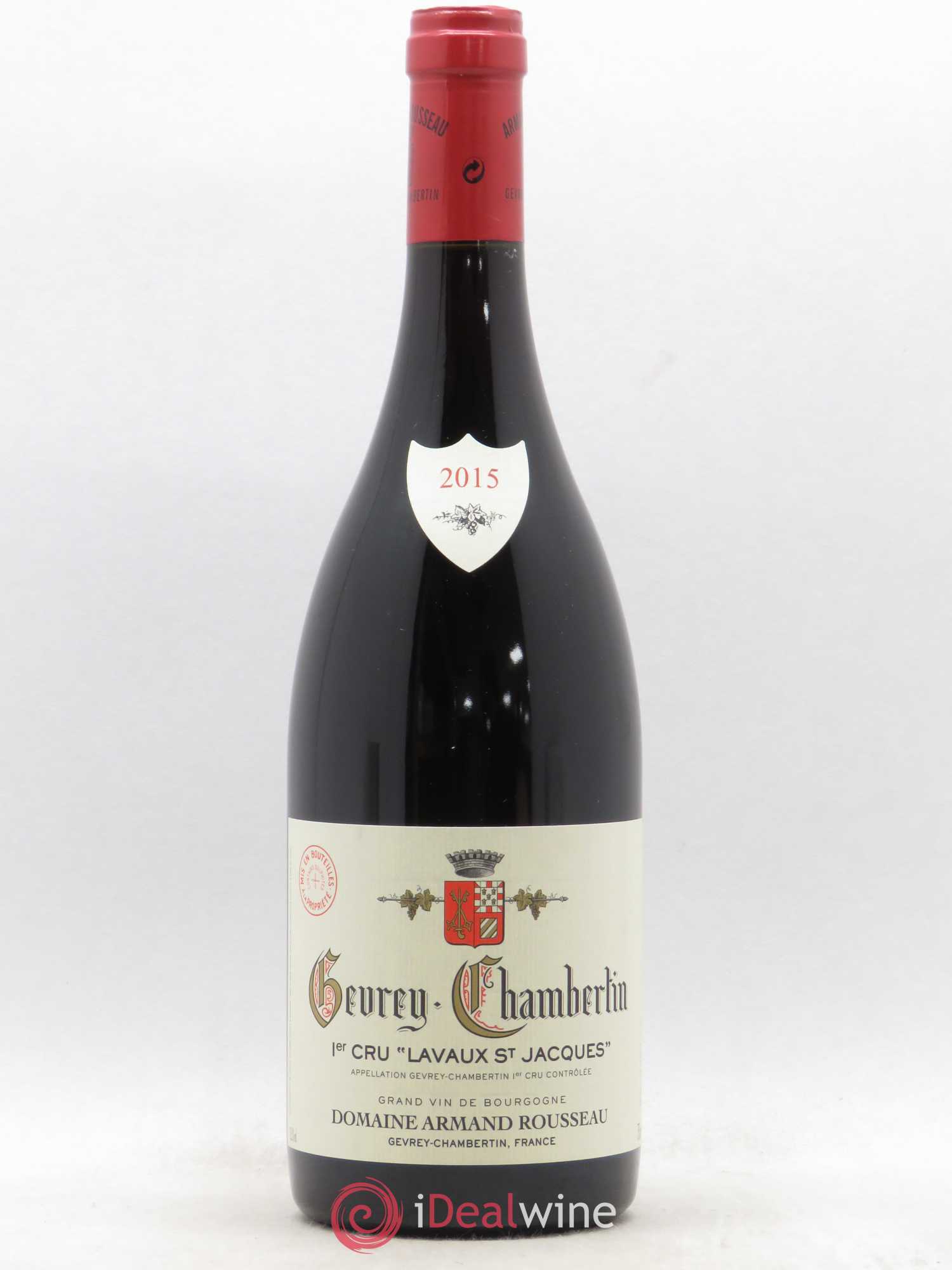 Gevrey-Chambertin 1er Cru Lavaux Saint Jacques Armand Rousseau (Domaine) 2015 - Lot de 1 bouteille - 0