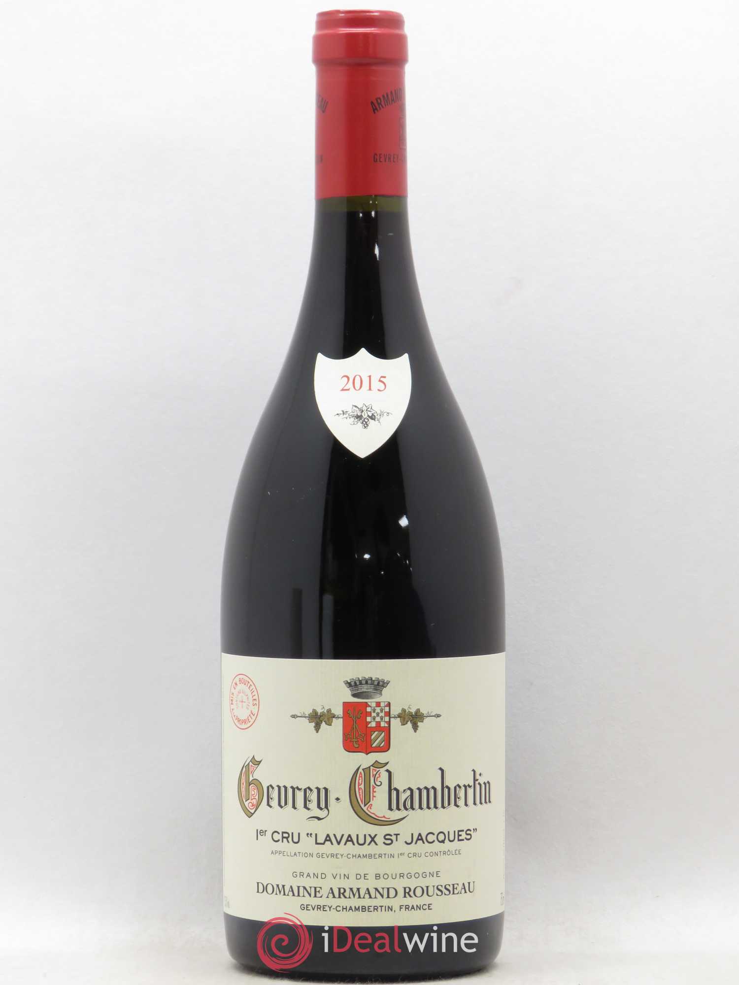 Gevrey-Chambertin 1er Cru Lavaux Saint Jacques Armand Rousseau (Domaine) 2015 - Lot de 1 bouteille - 0