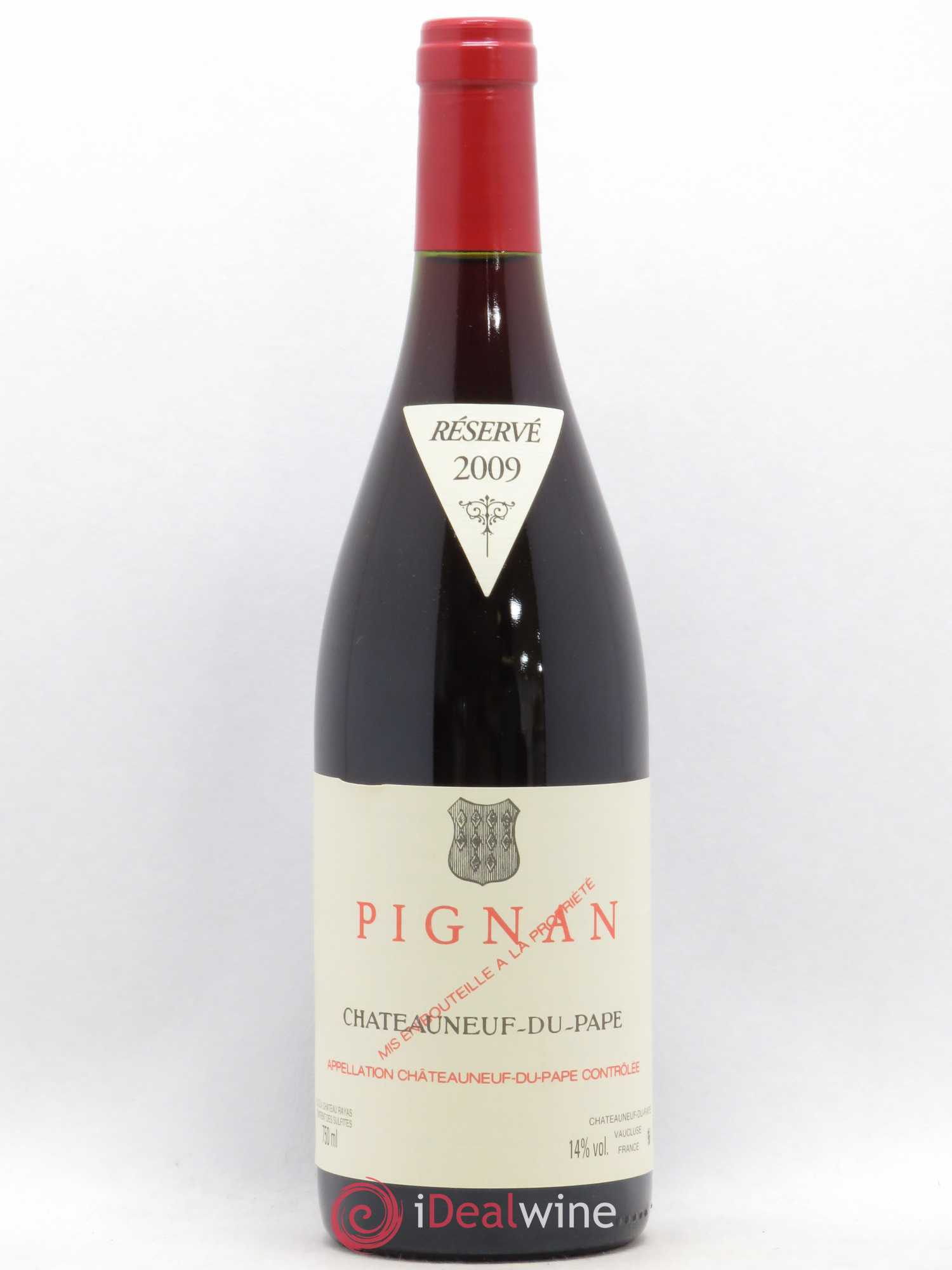 Châteauneuf-du-Pape Domaine de Pignan 2009 - Lot de 1 bouteille - 0