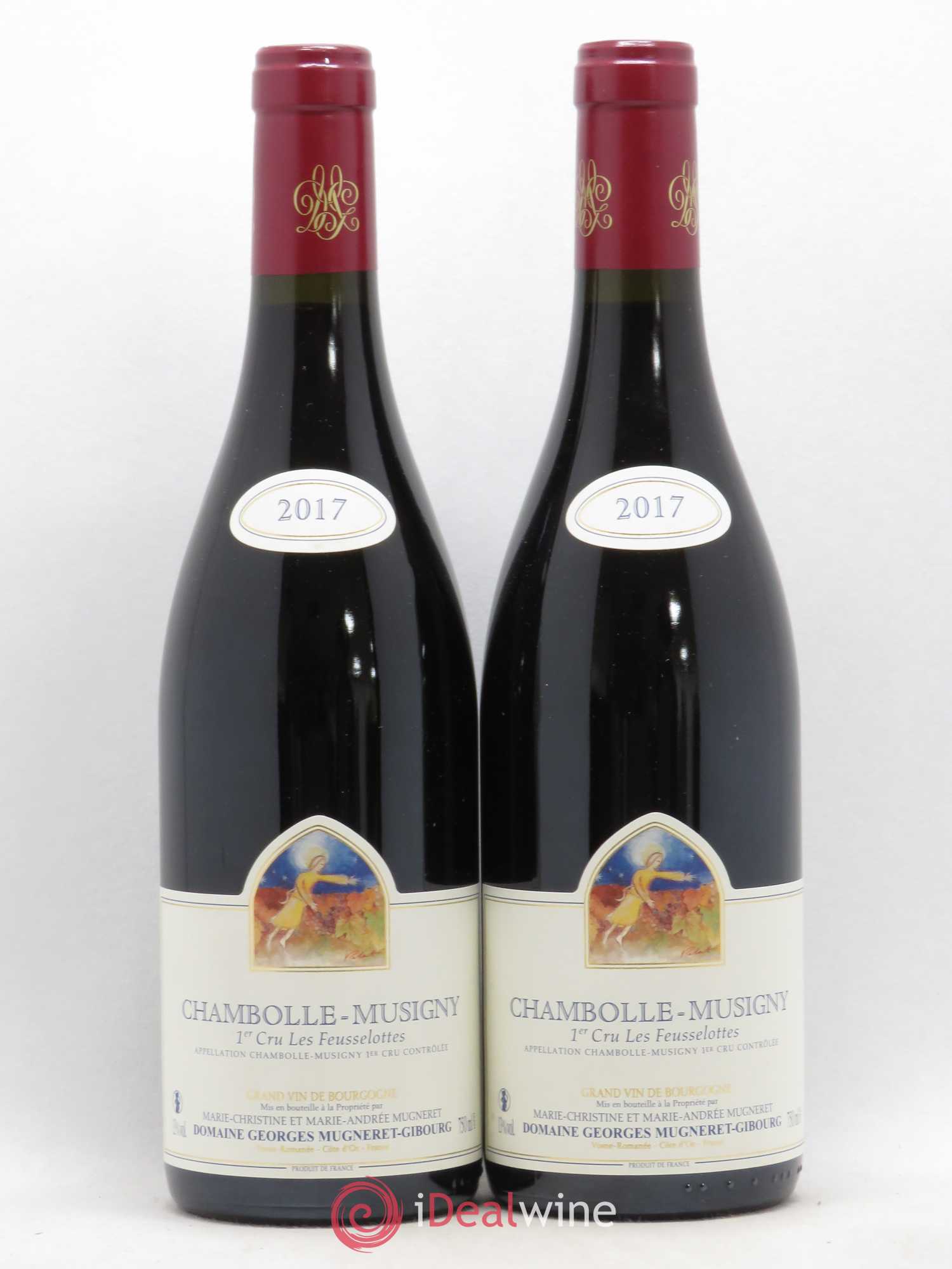 Chambolle-Musigny 1er Cru Les Feusselottes Mugneret-Gibourg (Domaine) 2017 - Lot de 2 bouteilles - 0