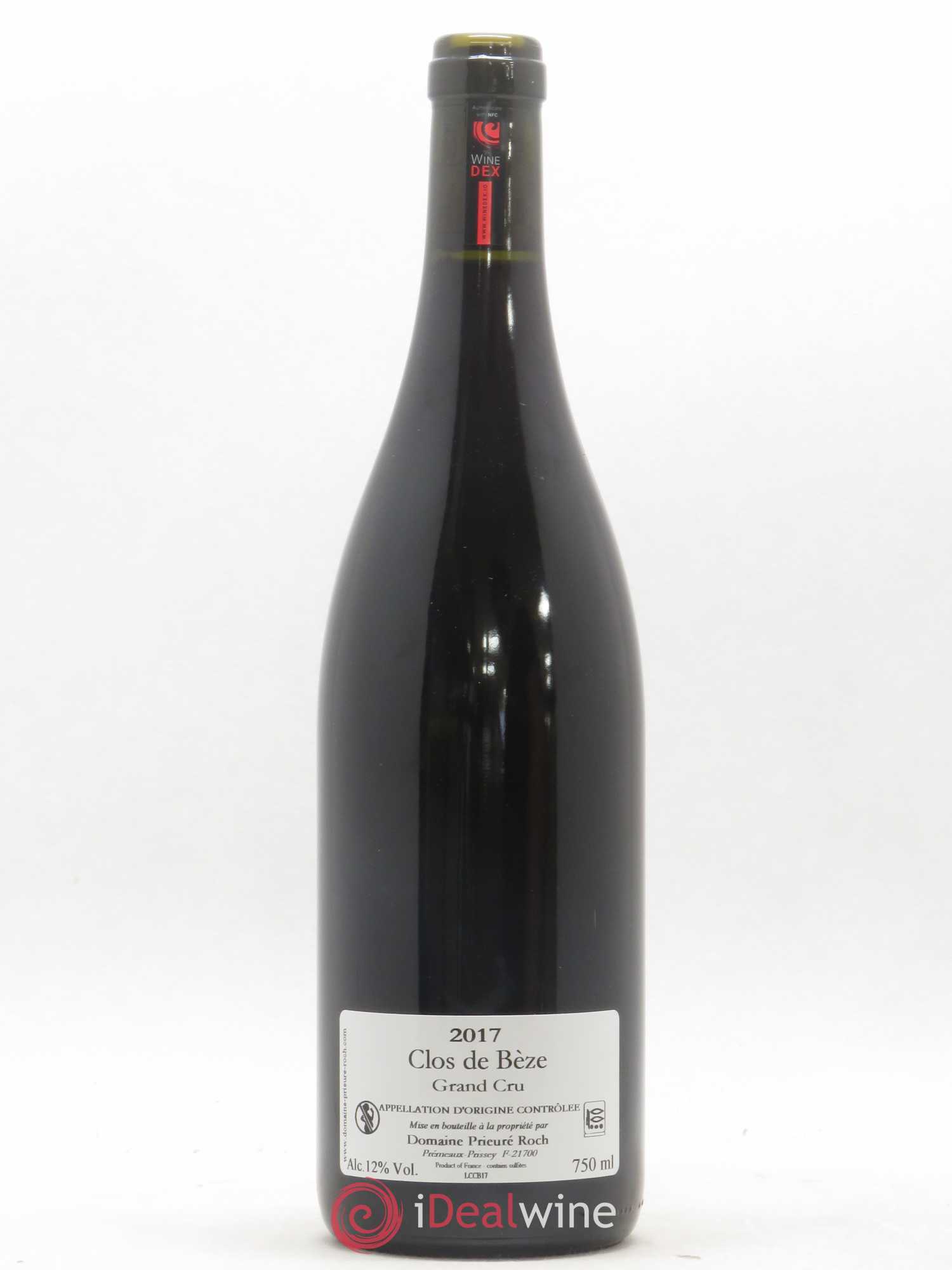 Chambertin Clos de Bèze Grand Cru Prieuré Roch 2017 - Lot de 1 bouteille - 1