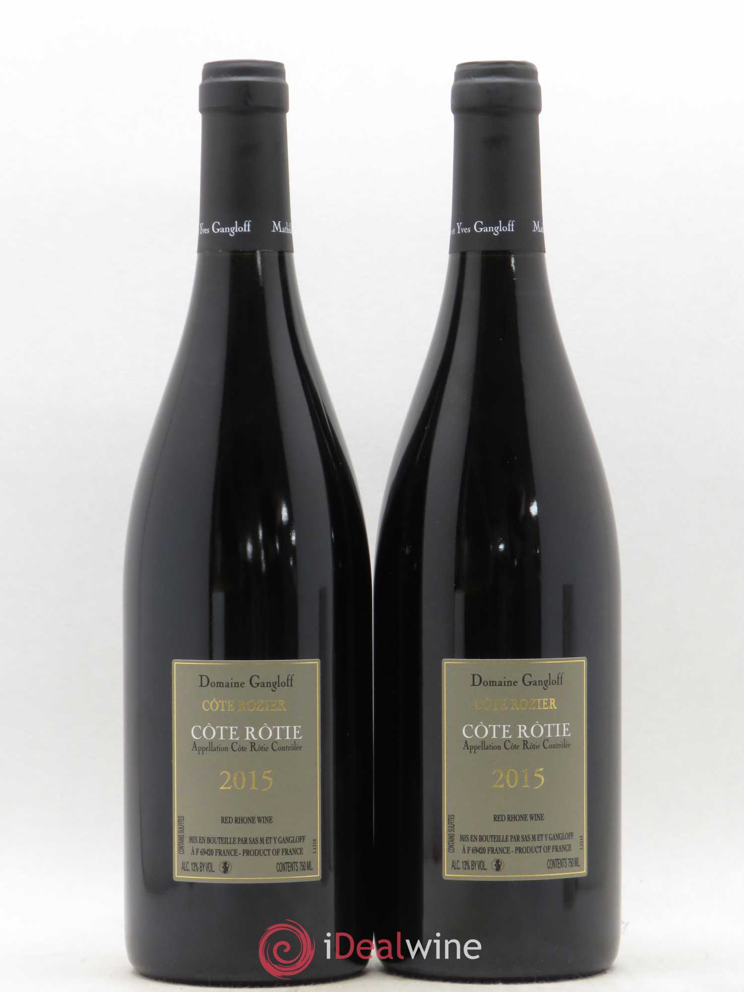 Côte-Rôtie Rozier Gangloff 2015 - Lot de 2 bouteilles - 1