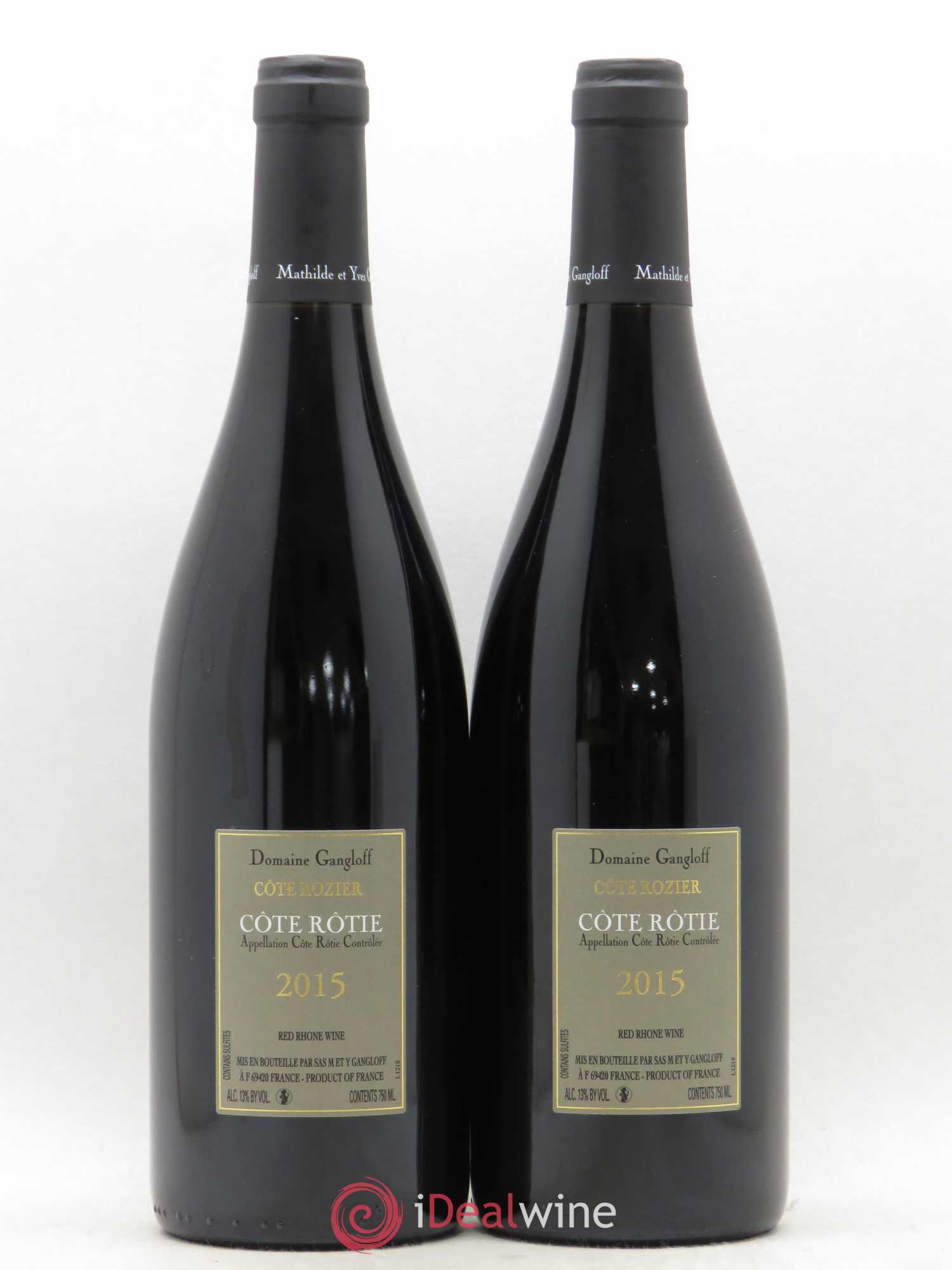 Côte-Rôtie Rozier Gangloff 2015 - Lot de 2 bouteilles - 1