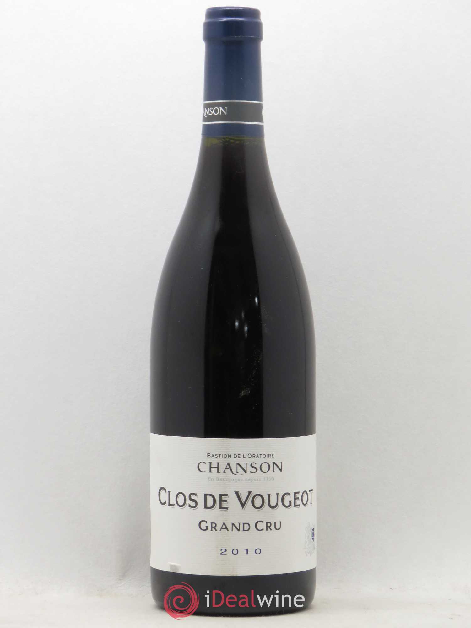 Clos de Vougeot Grand Cru Chanson 2010 - Lot de 1 bouteille - 0