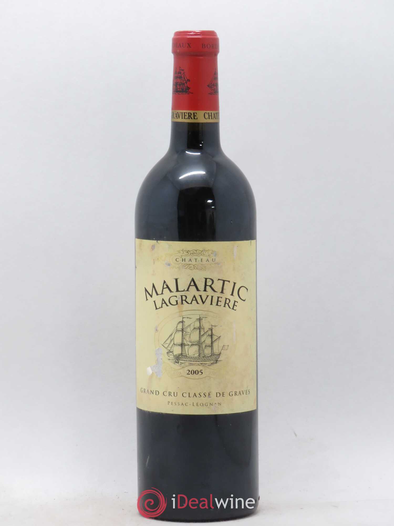 Château Malartic-Lagravière Cru Classé de Graves 2005 - Lot de 1 bouteille - 0