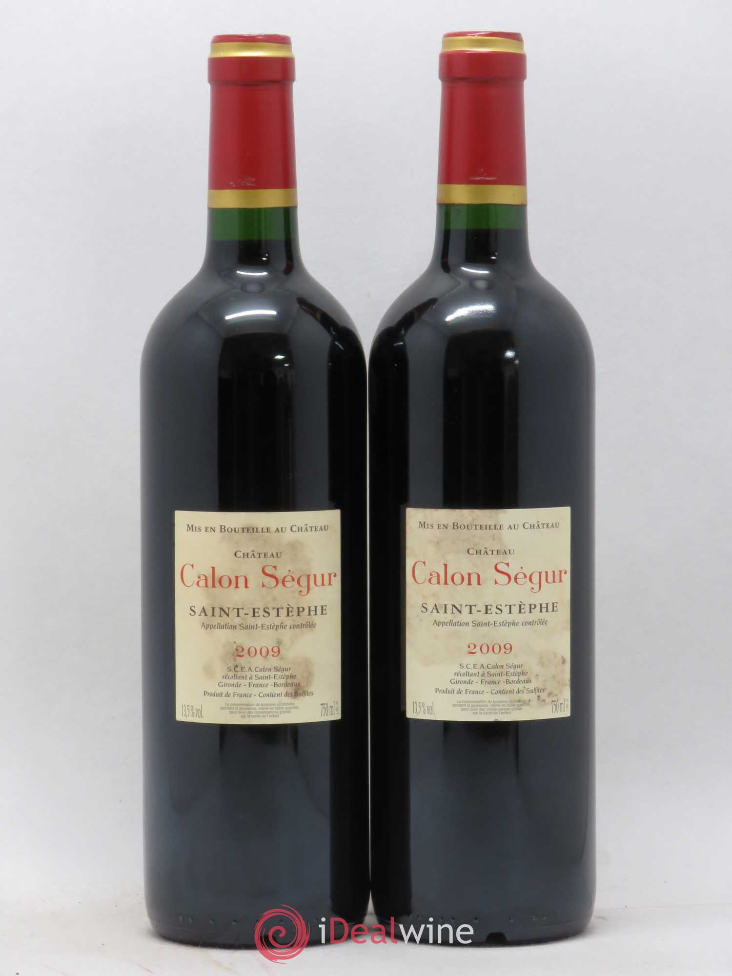 Château Calon Ségur 3ème Grand Cru Classé 2009 - Lot de 2 bouteilles - 1