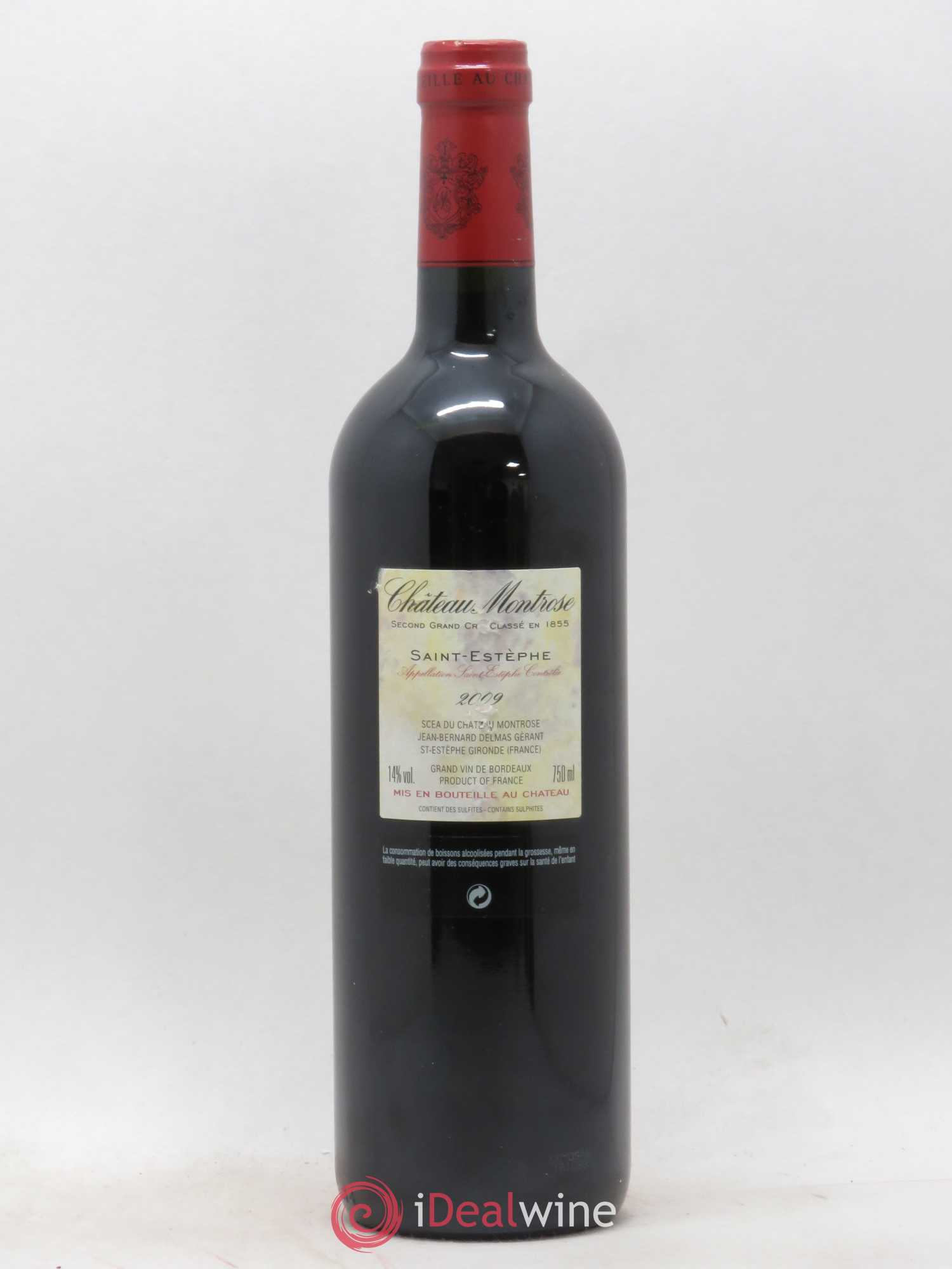 Château Montrose 2ème Grand Cru Classé 2009 - Lot de 1 bouteille - 1