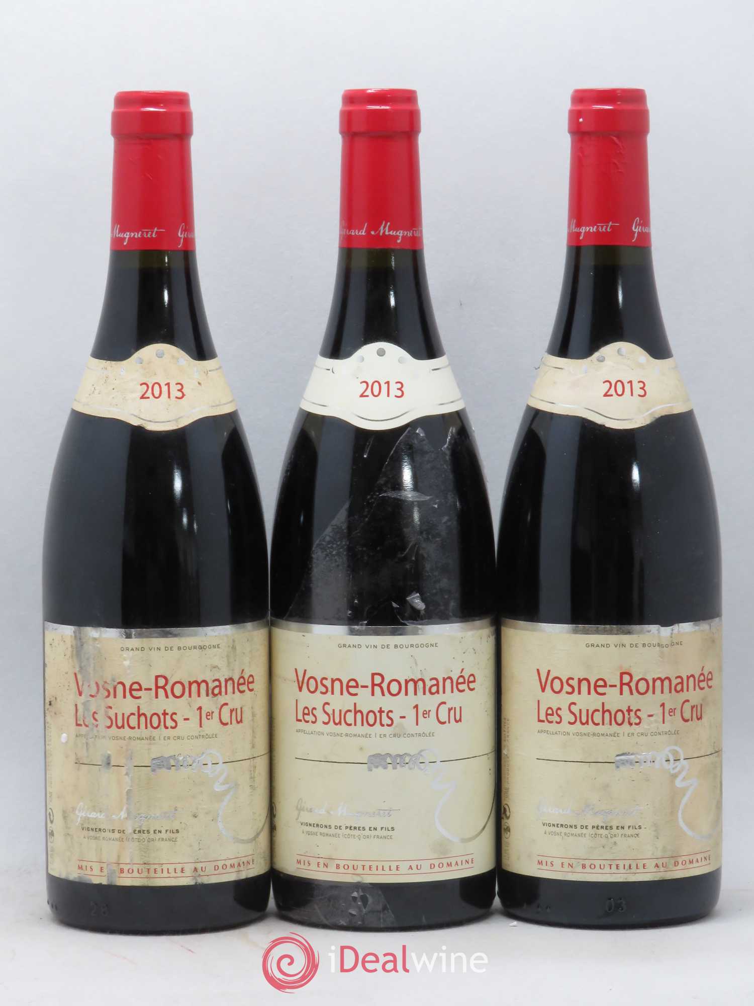 Vosne-Romanée 1er Cru Les Suchots Gérard Mugneret 2013 - Lot de 3 bouteilles - 0