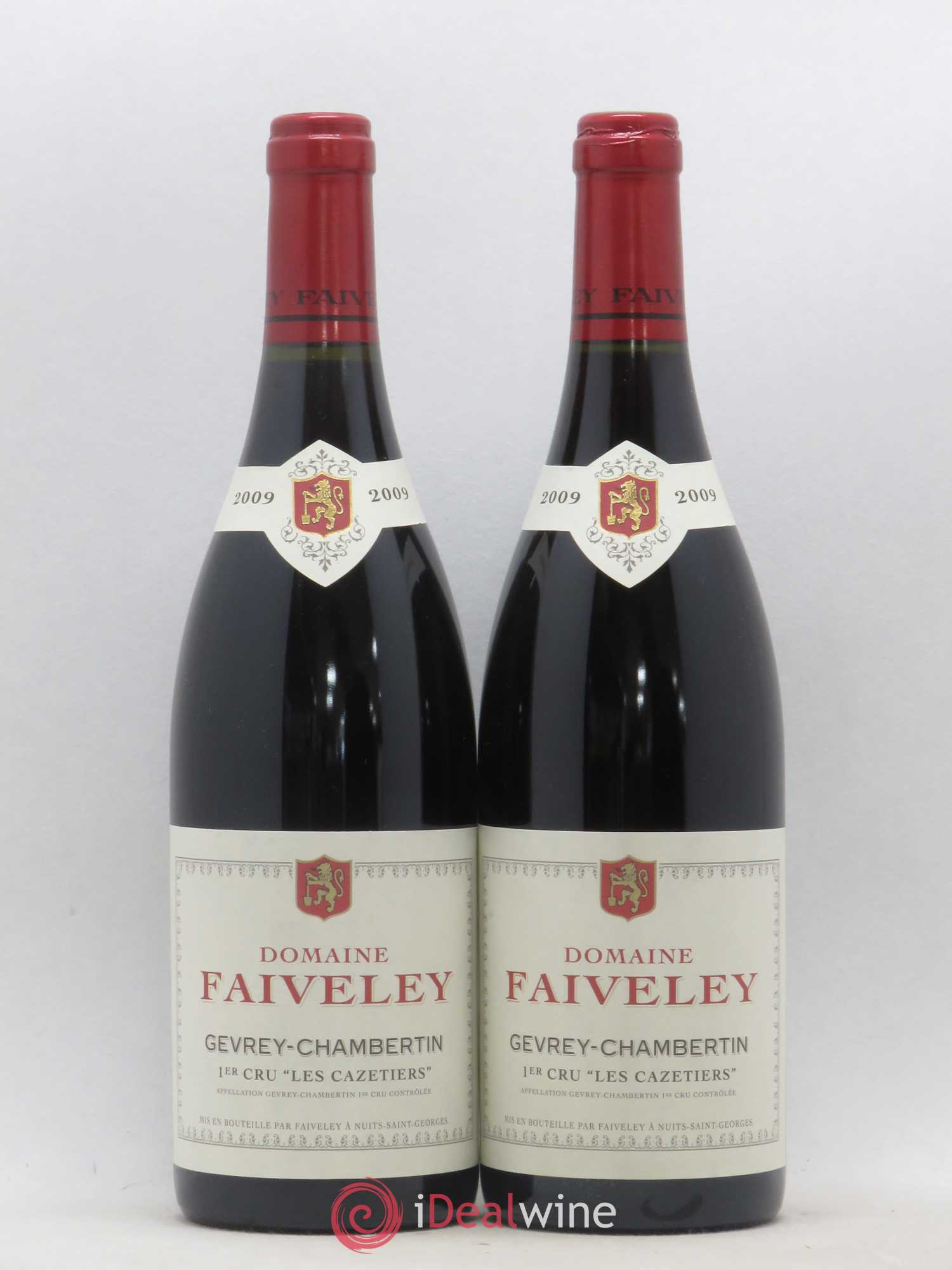 Gevrey-Chambertin 1er Cru Les Cazetiers Faiveley 2009 - Lot de 2 bouteilles - 0